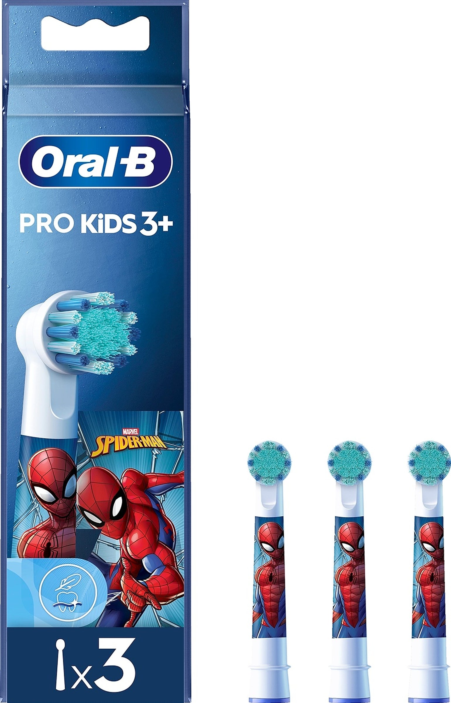 Oral-B vaihtoharja 3kpl PRO 3+Kids Spide