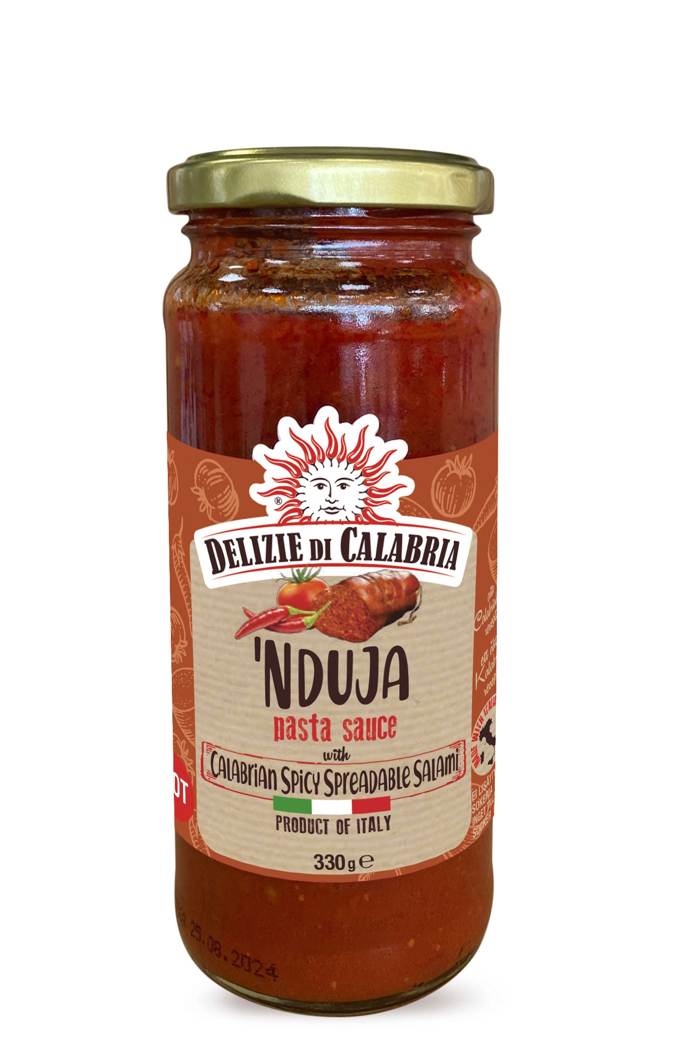 Pastakastike Delizie di Calabria Nduja 330g