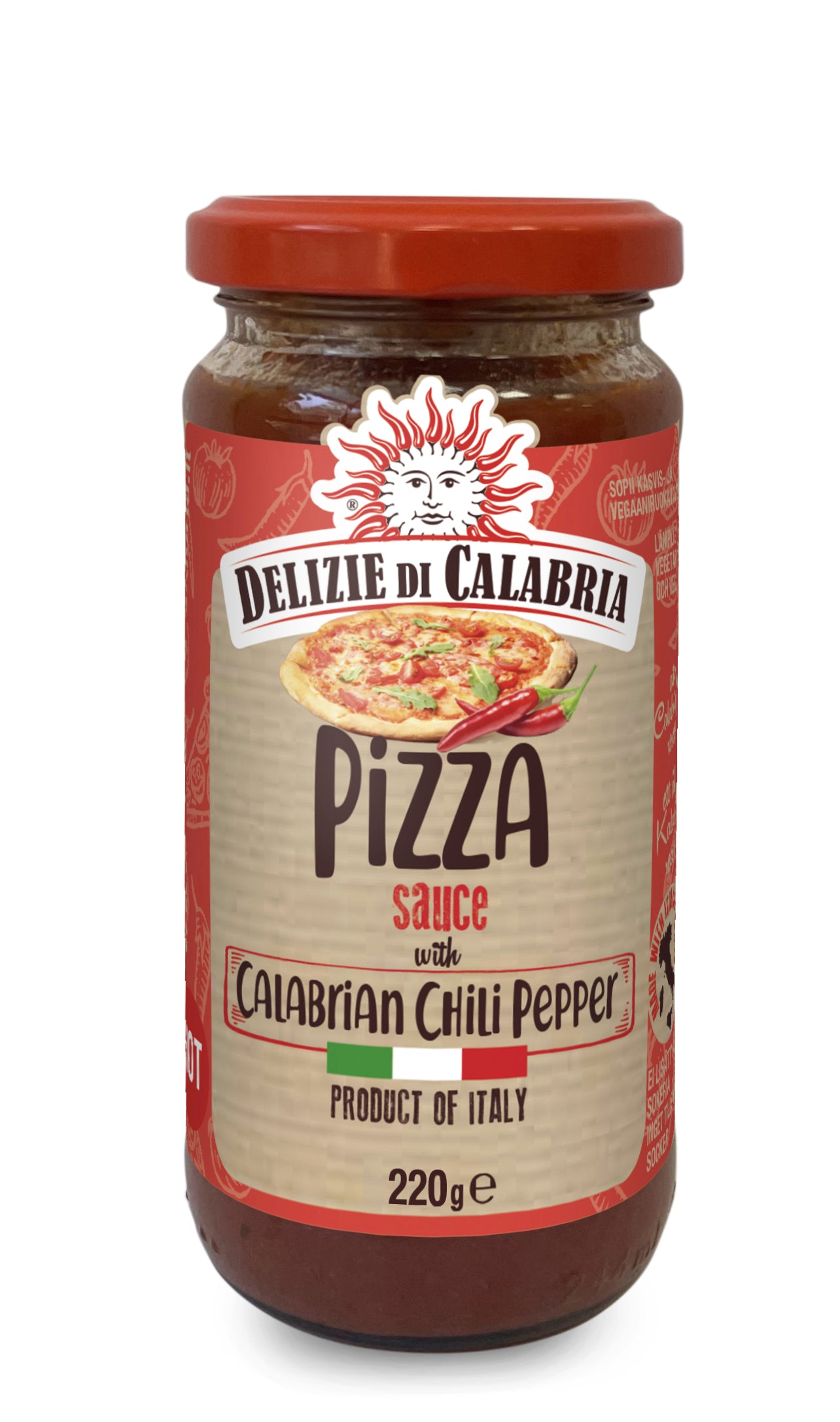 Pizzakastike Delizie di Calabria 220g