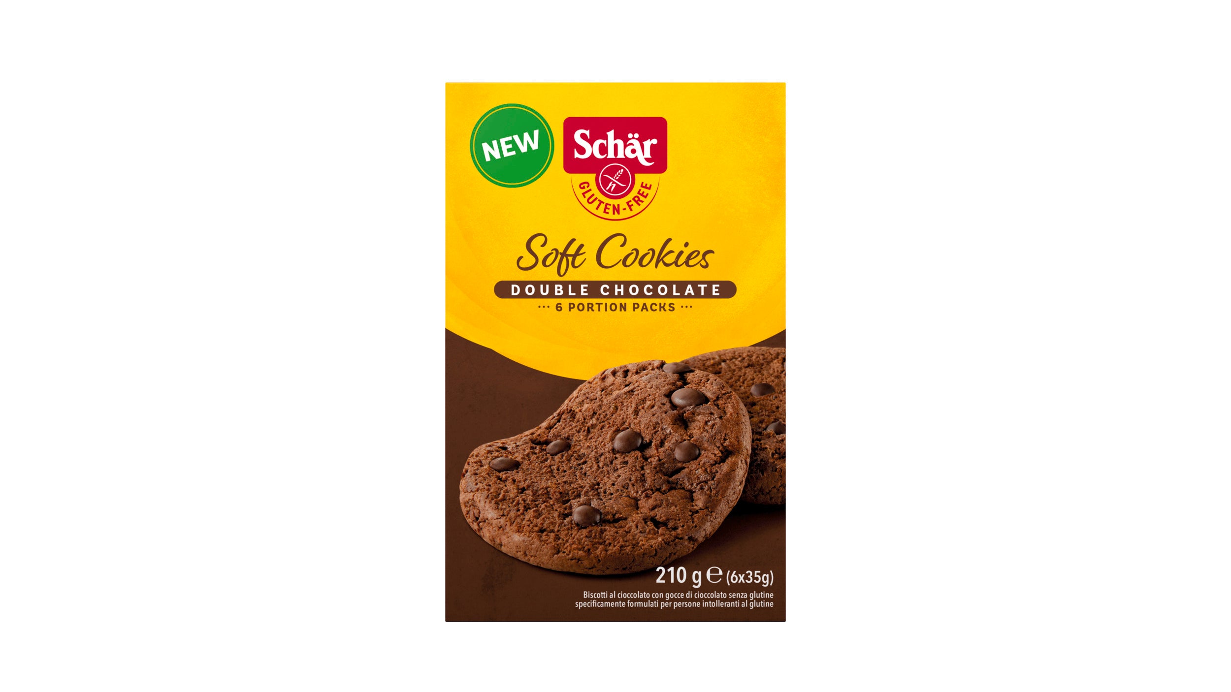 Schär Soft Cookies Tuplasuklaa 210g gluteeniton