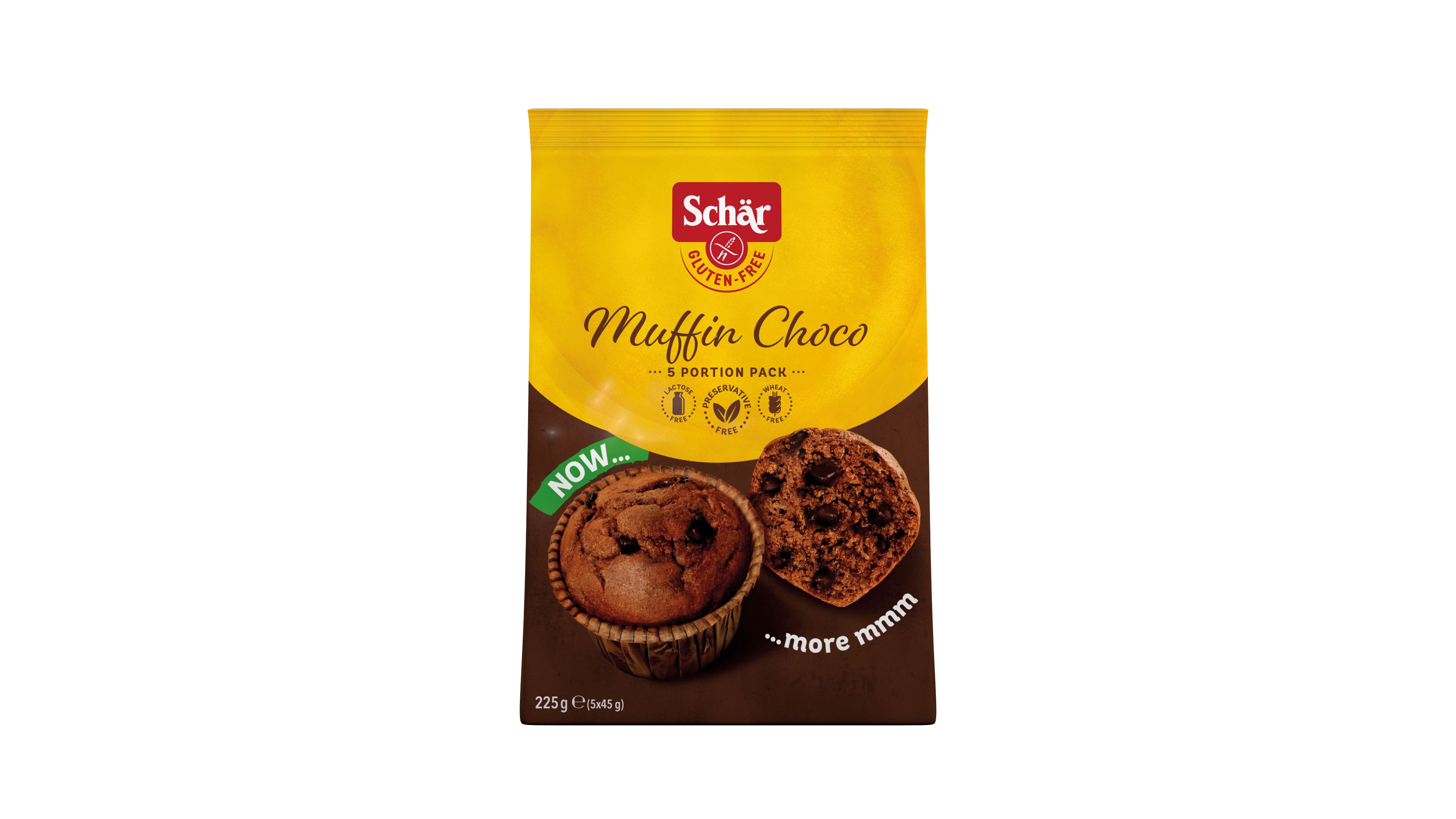 Schär 225g Muffin Choco Suklaamuffinssi gluteeniton