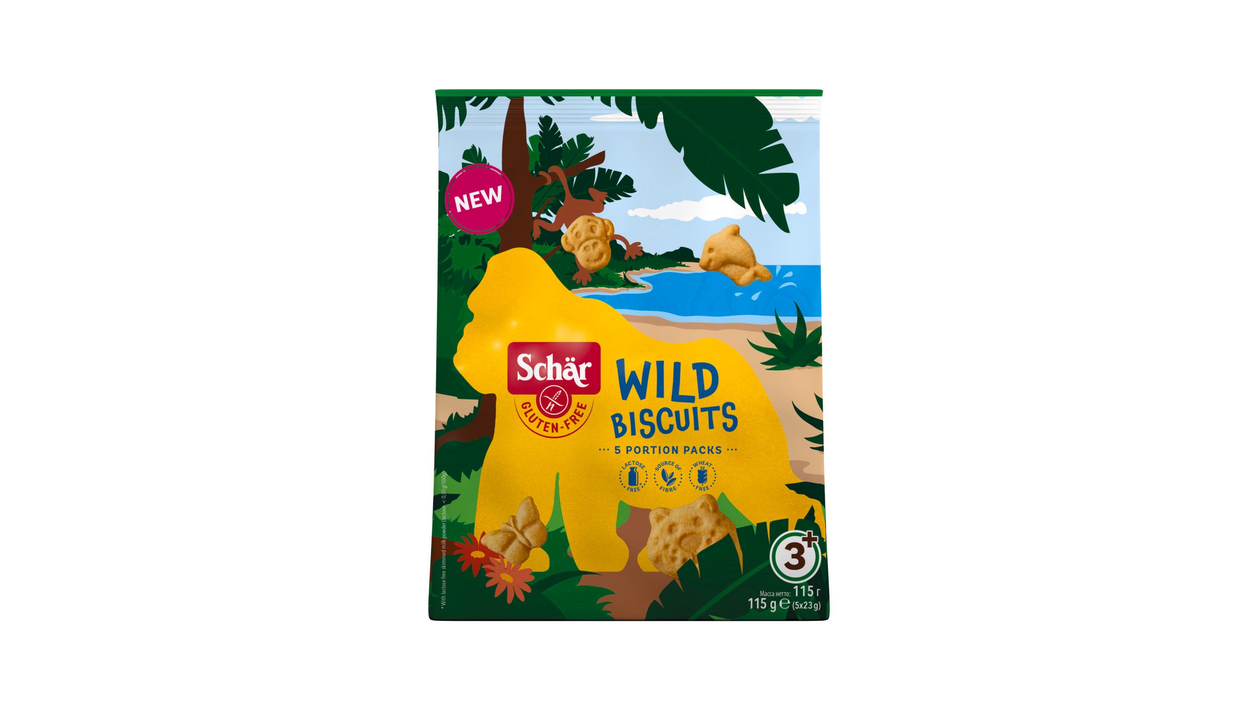 Schär Wild biscuits eläinkeksit 115g gluteeniton