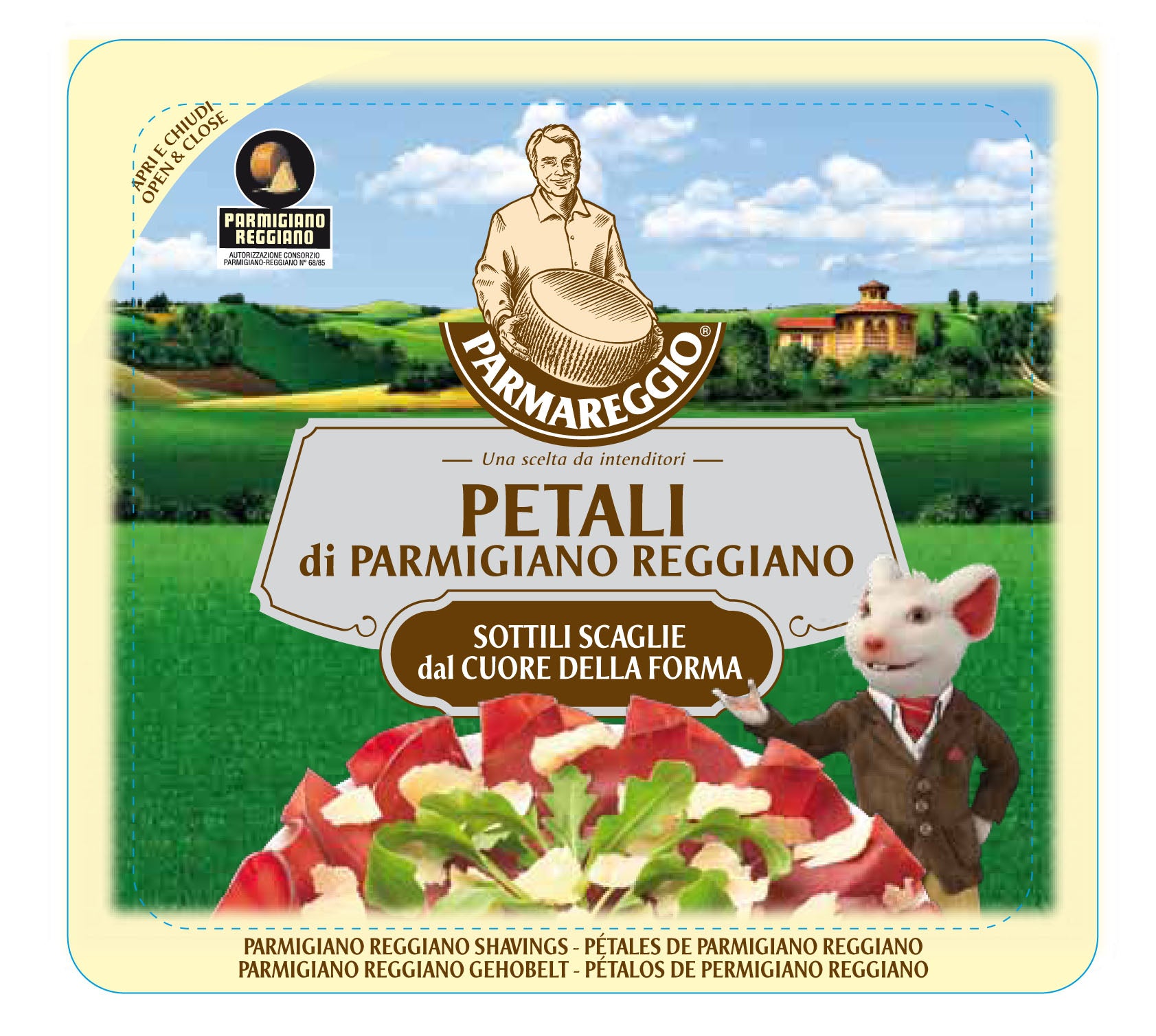 Parmareggio Parmigiano Reggiano DOP juusto 80g lastu