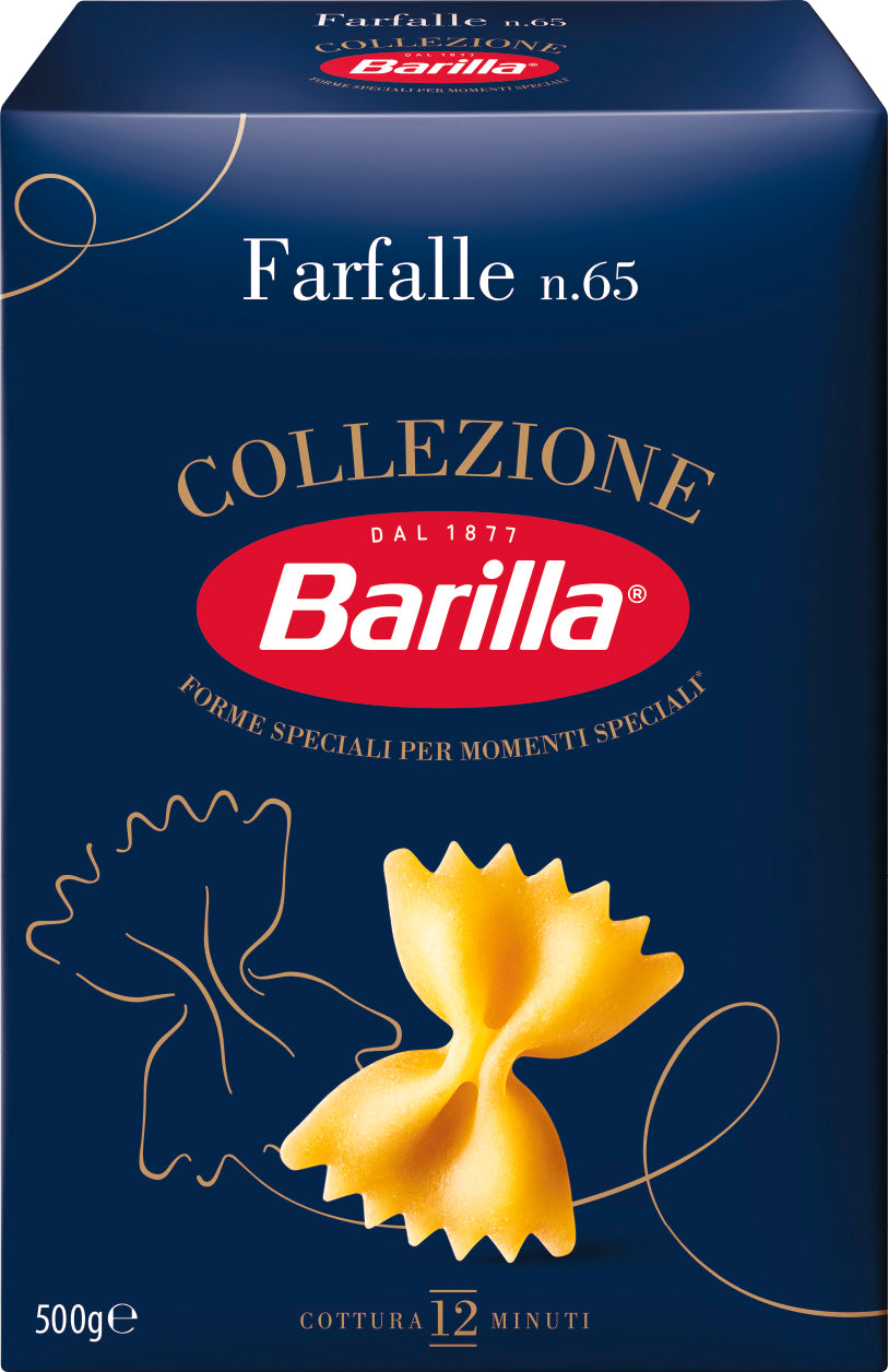 Barilla Collezione Farfalle n.65 durumvehnästä valmistettu pasta 500g