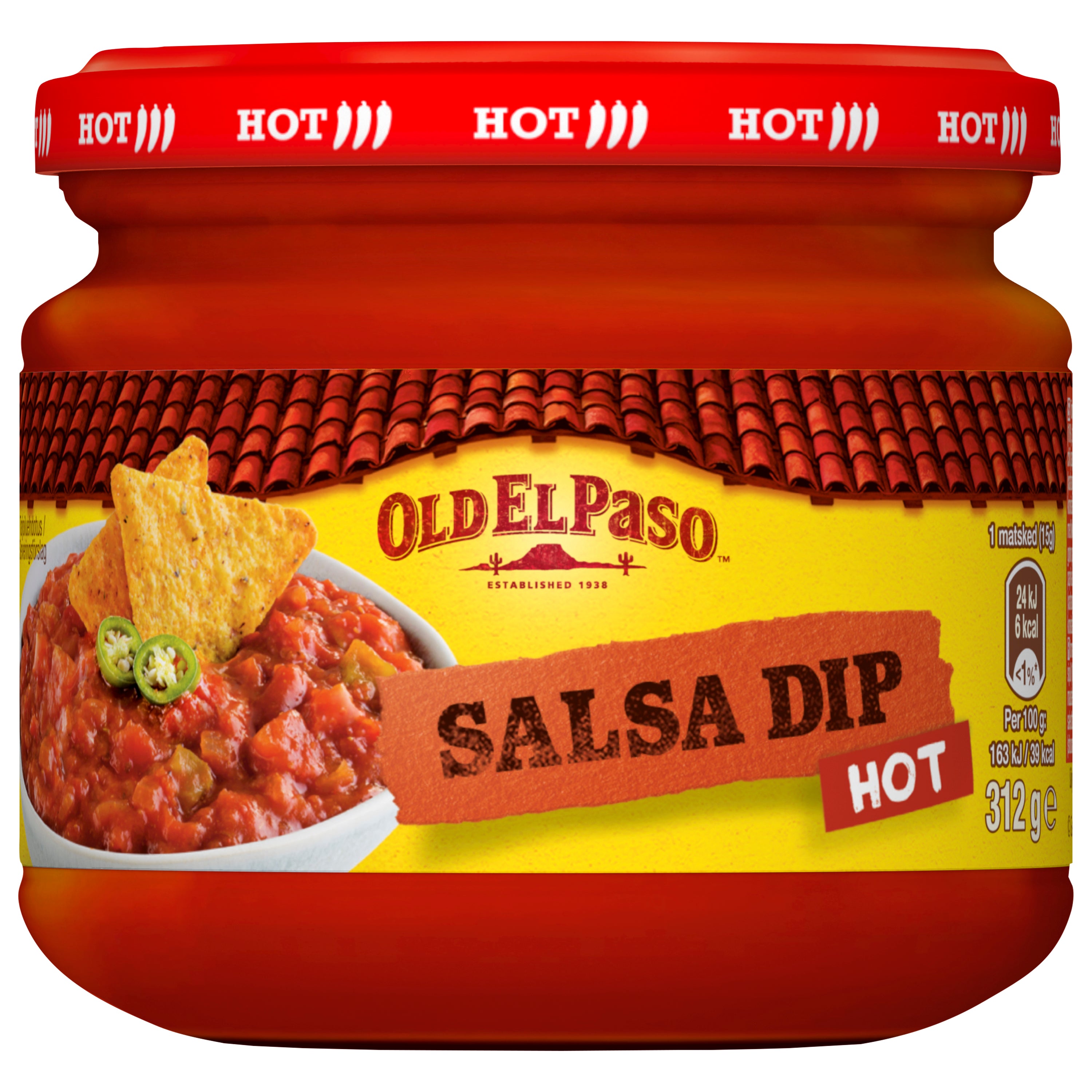 Trempette Salsa Piquante Old El Paso 312g