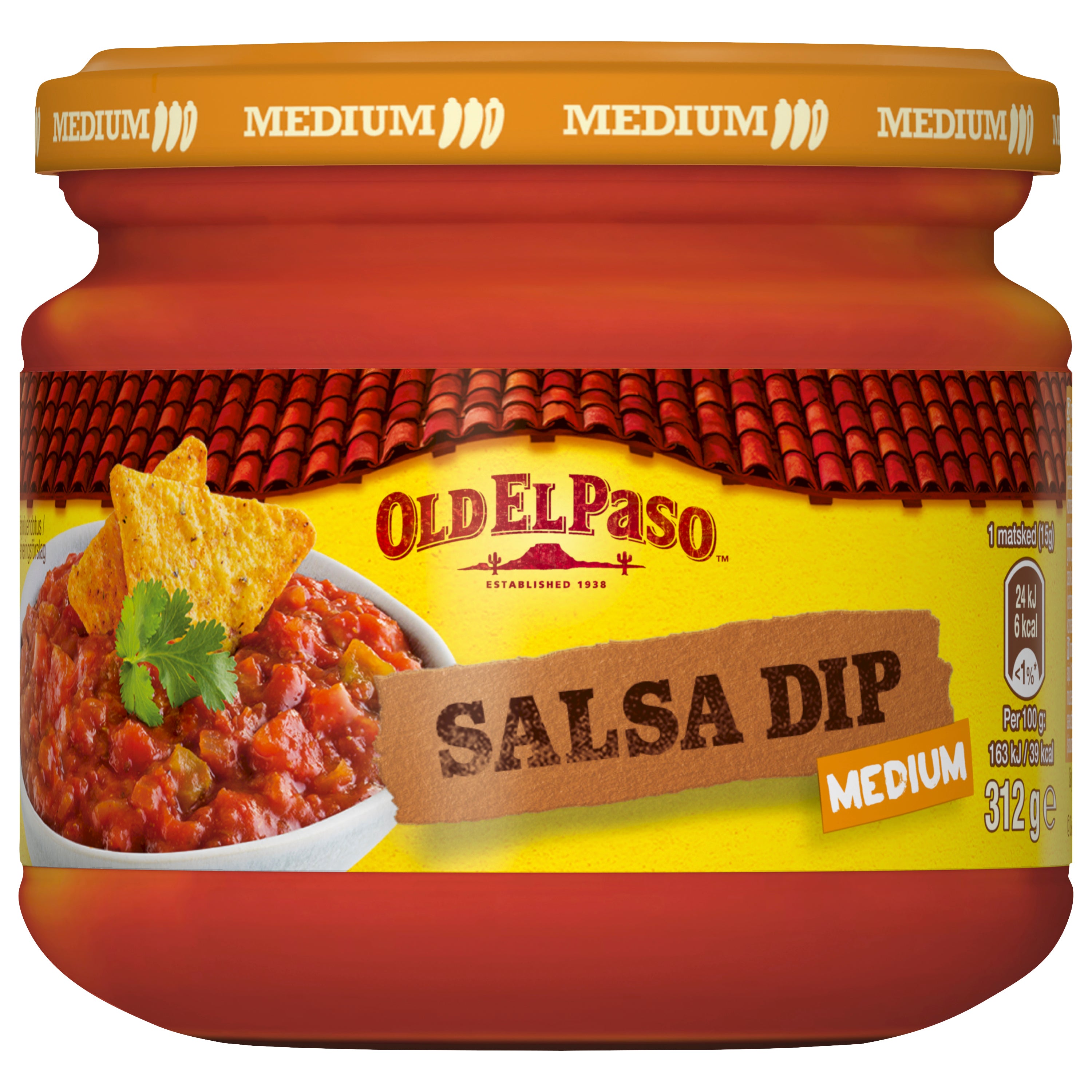 Old El Paso 312g Salsa dip medium
