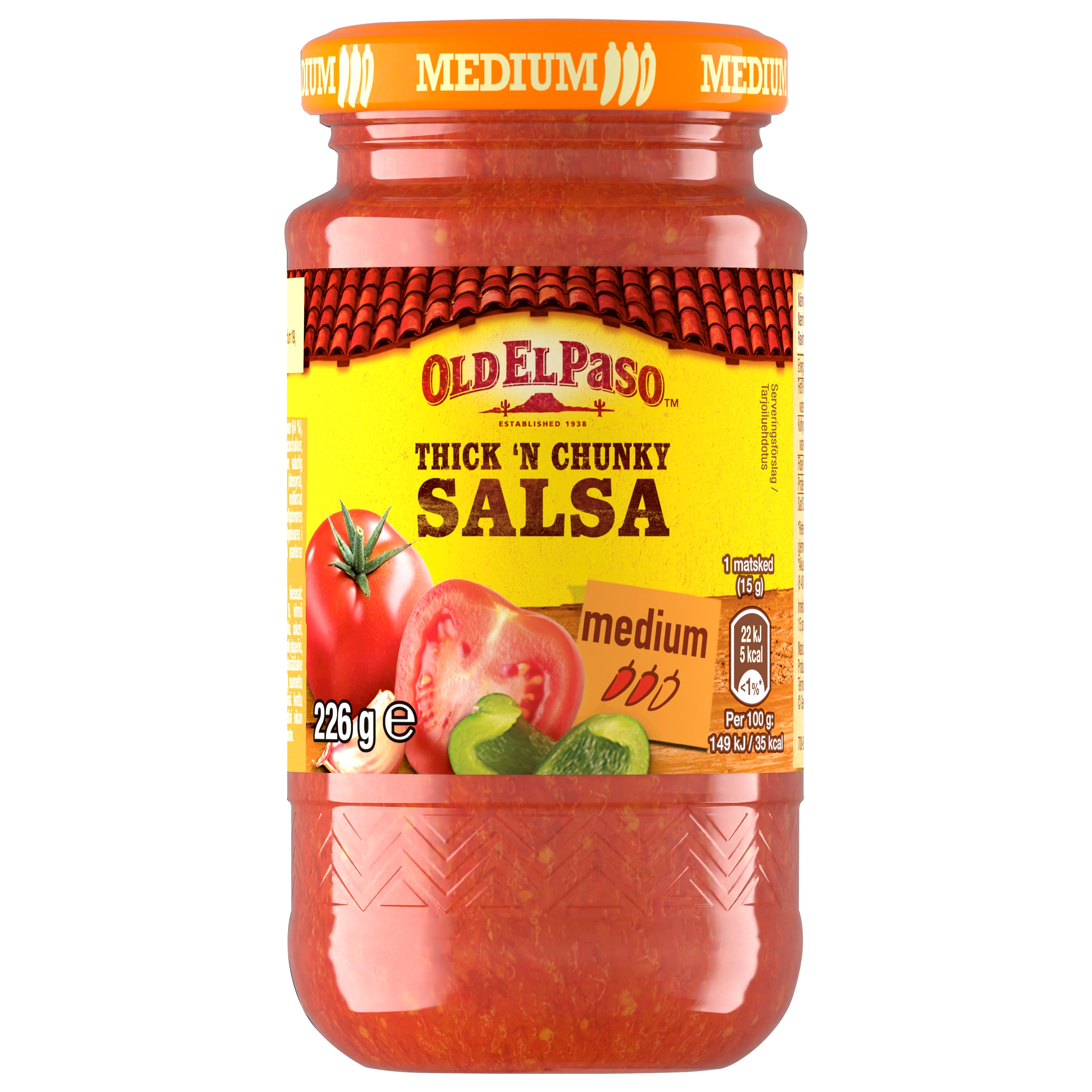 Salsa épaisse et épaisse Old El Paso 226 g, moyenne