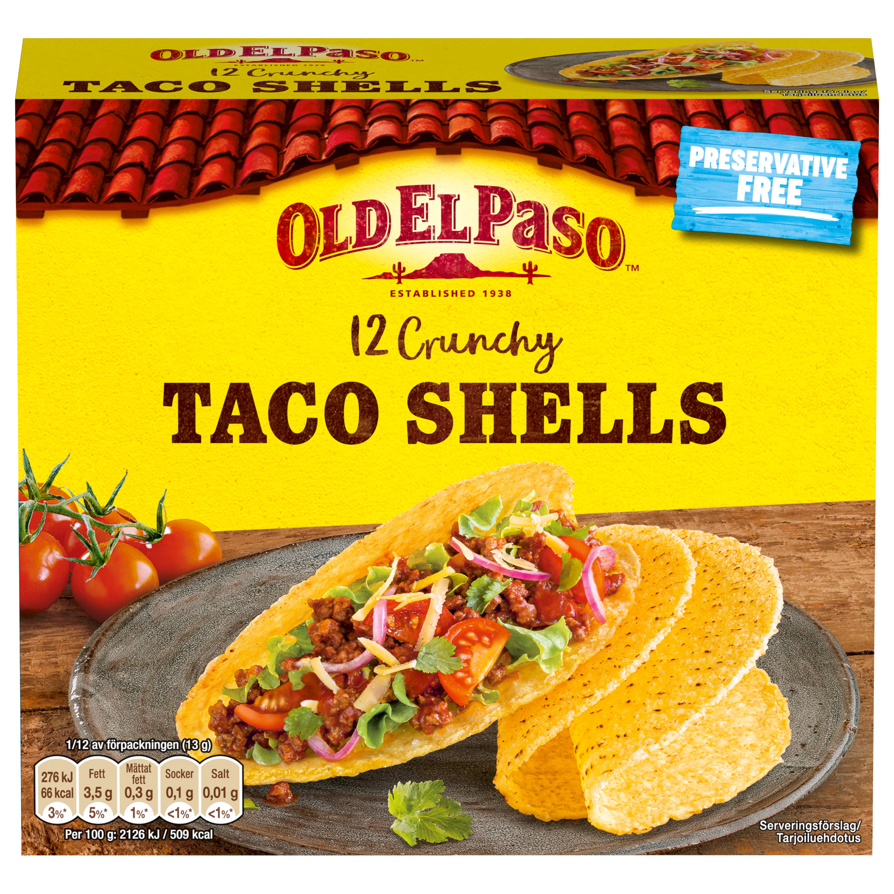 Tacokuoret Old El Paso 12kpl/156g