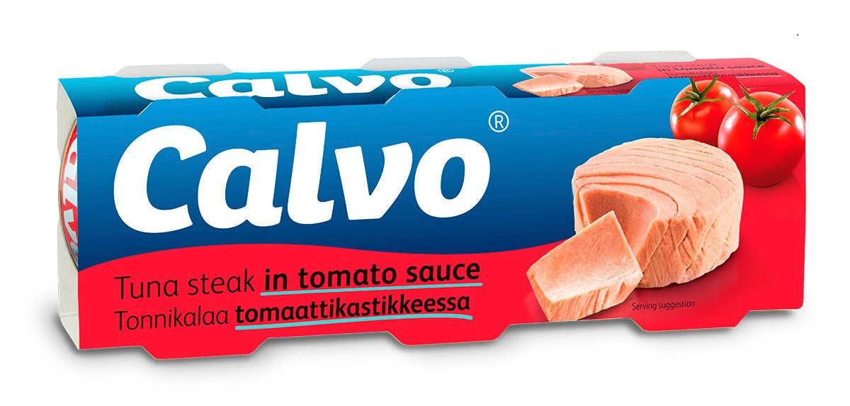 Calvo tonnikala tomaattikastikeessa 3x80/52g