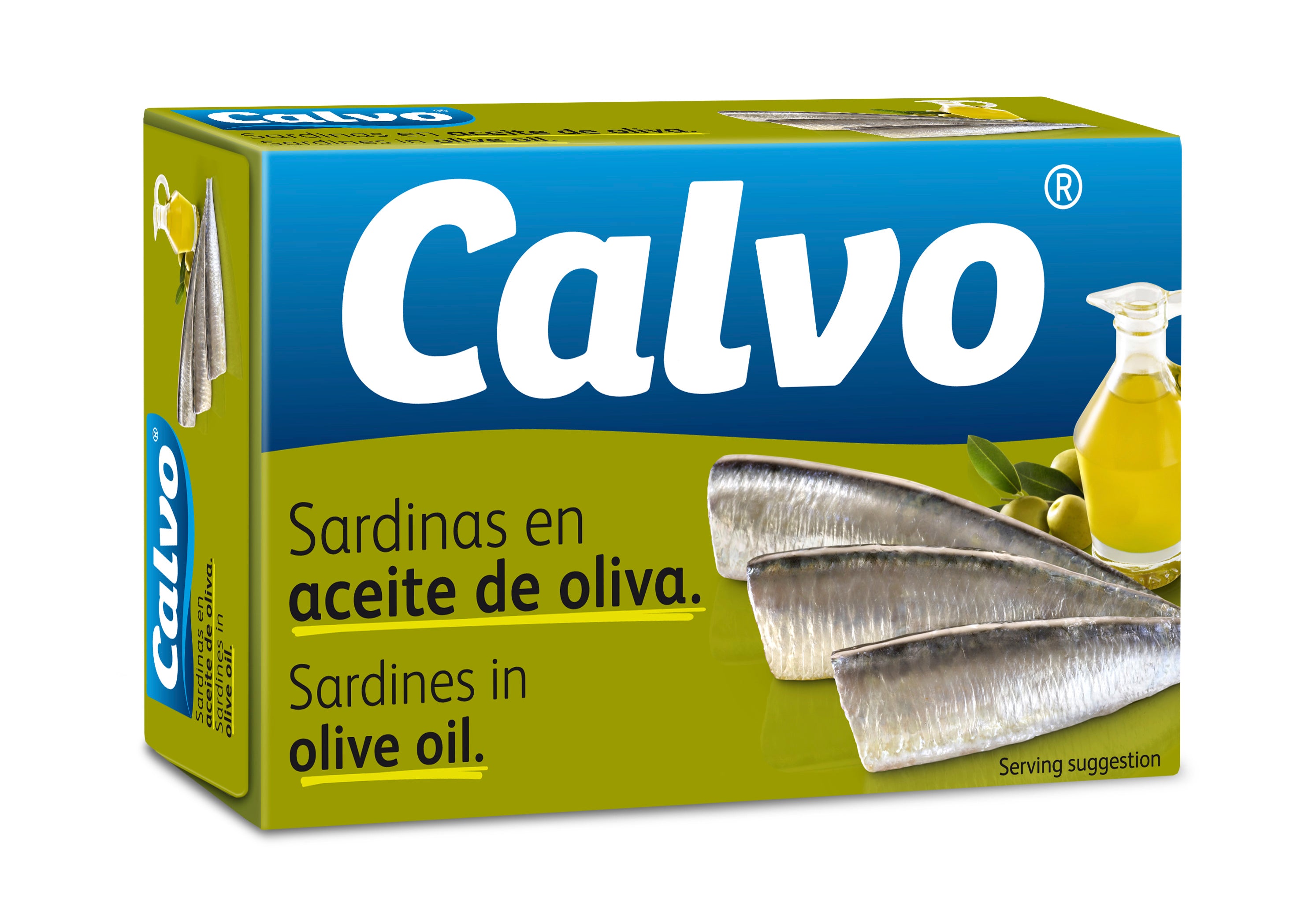 Calvo sardiini oliiviöljyssä 120/84g