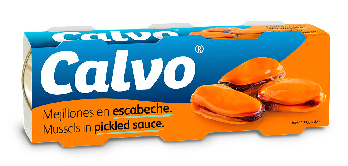 Calvo simpukat mausteliemessä 3x80g