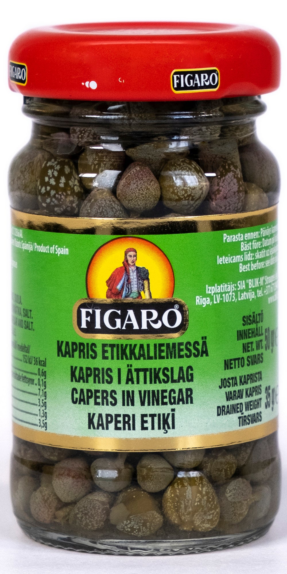 Figaro Kapris etikkaliemessä 50g/35g