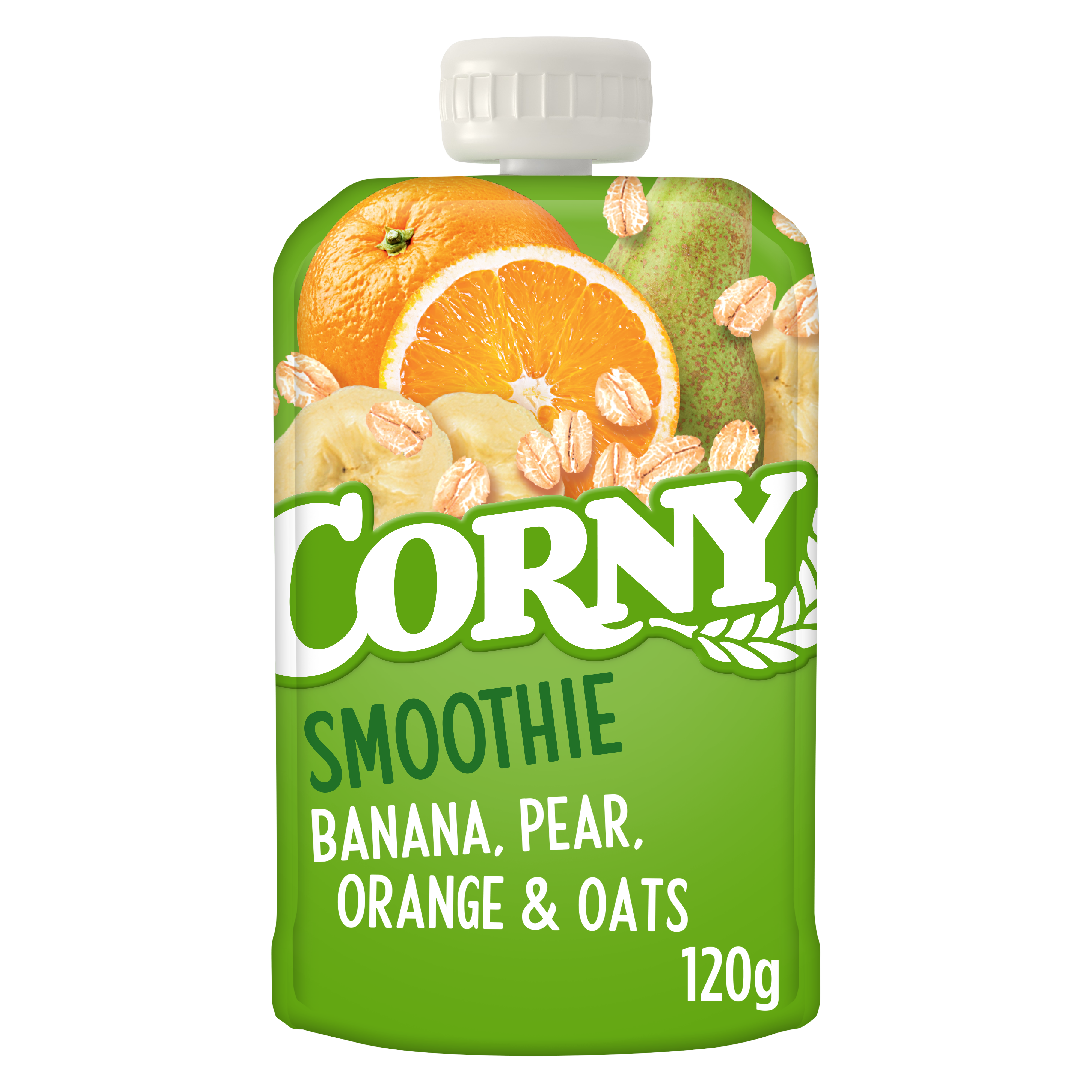Corny Smoothie banaani, päärynä, appelsiini & kaura 120g