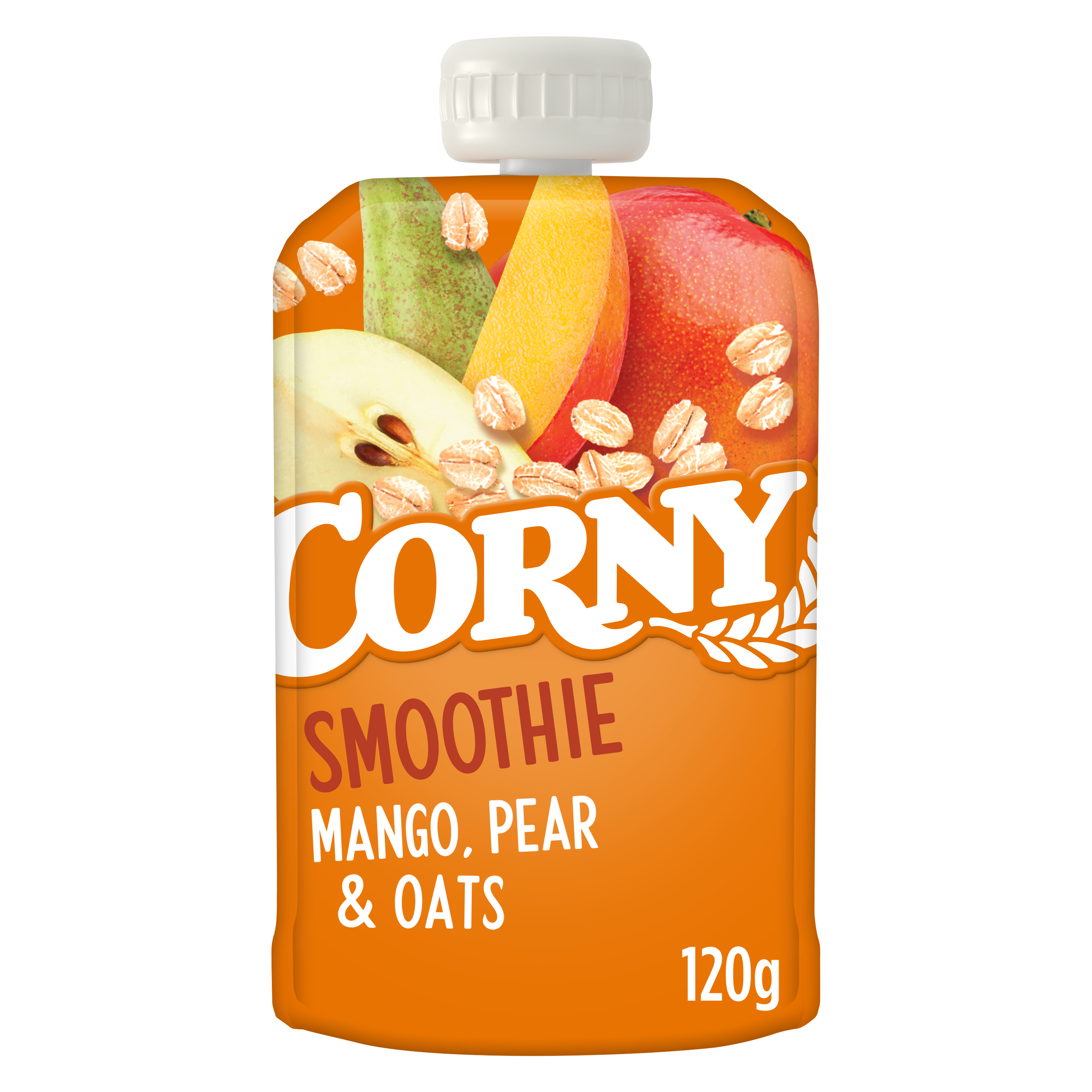 Corny Smoothie mango, päärynä & kaura hedelmäsmoothie 120g