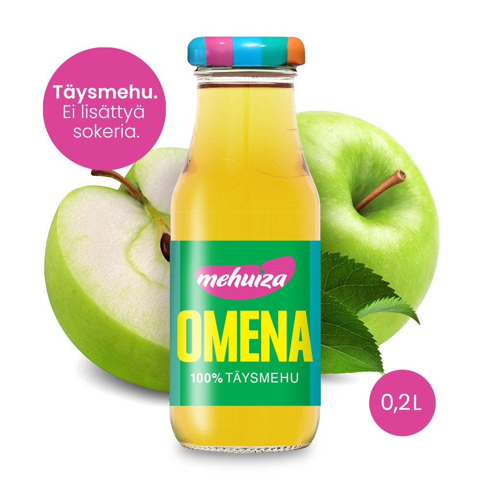 Mehuiza omenatäysmehu 100% 0,2L