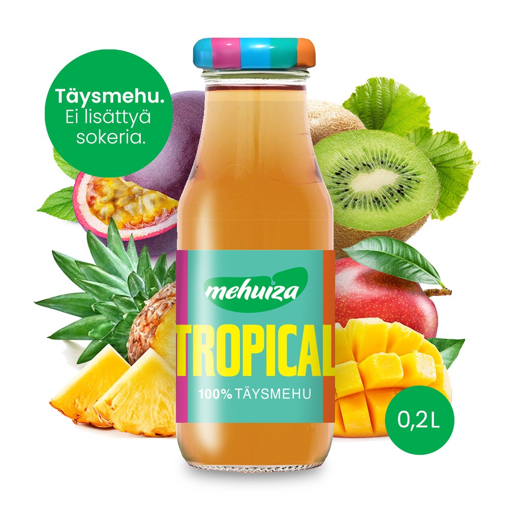 Mehuiza trooppinen täysmehu 100% 0,2L
