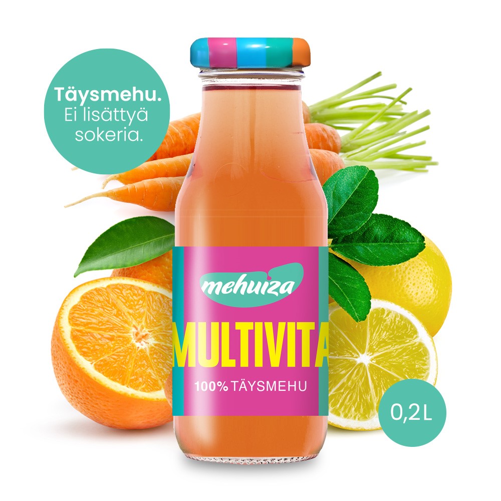 Mehuiza ACE monivitamiinitäysmehu 100% 0,2L