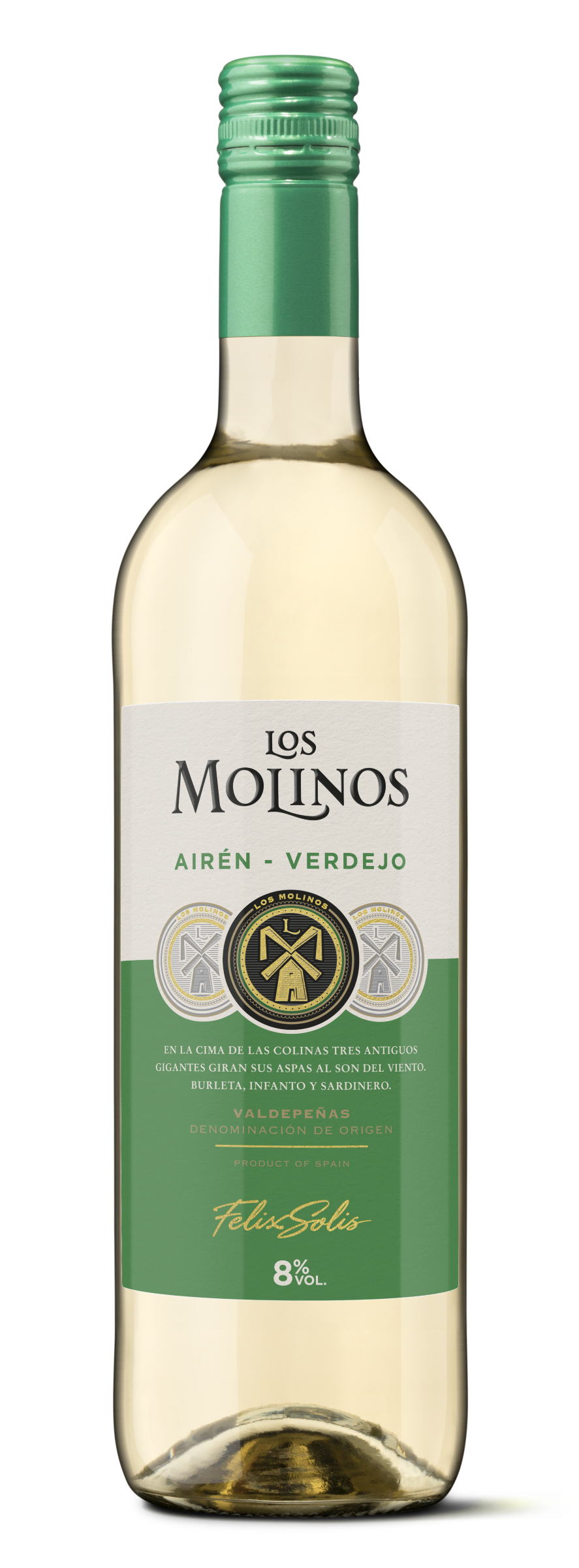 Los Molinos White 8,0 til-% 75cl pullo