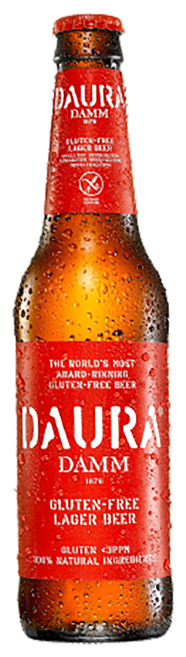 Daura Damm Gluten Free 5,4% 0,33l olutpullo