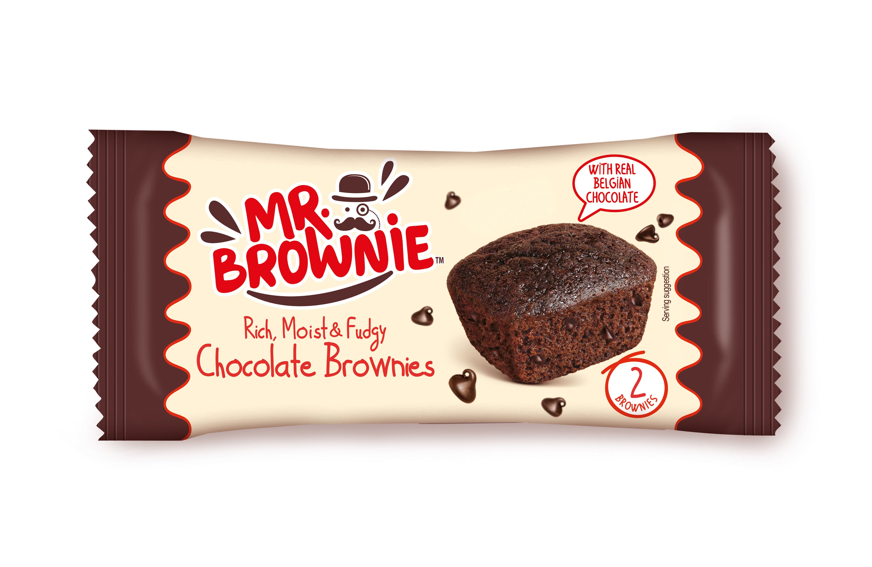 Mr. Brownie Chocolate Brownies 2x25g