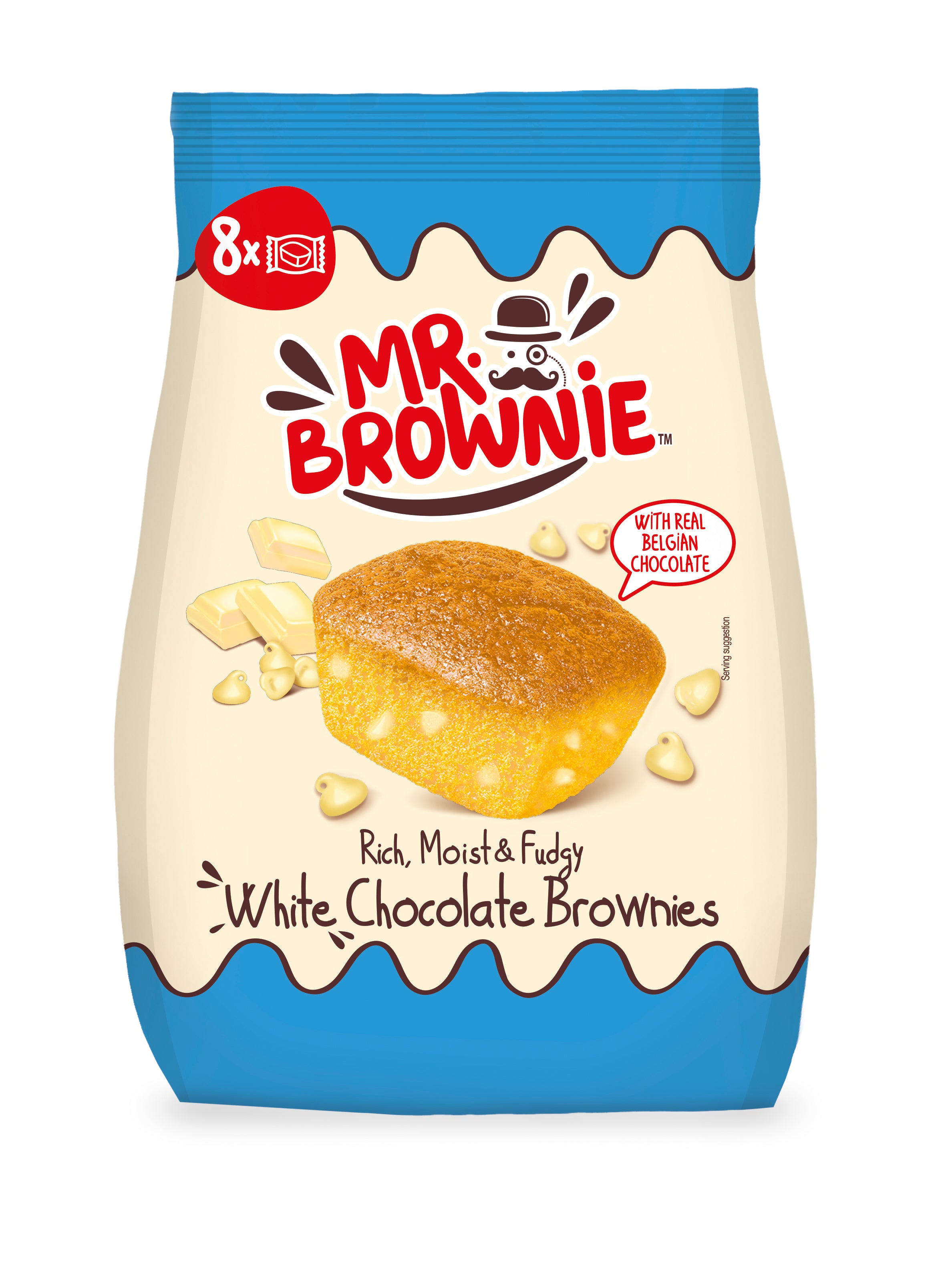 Mr. Brownie White Chocolate Brownies 200g