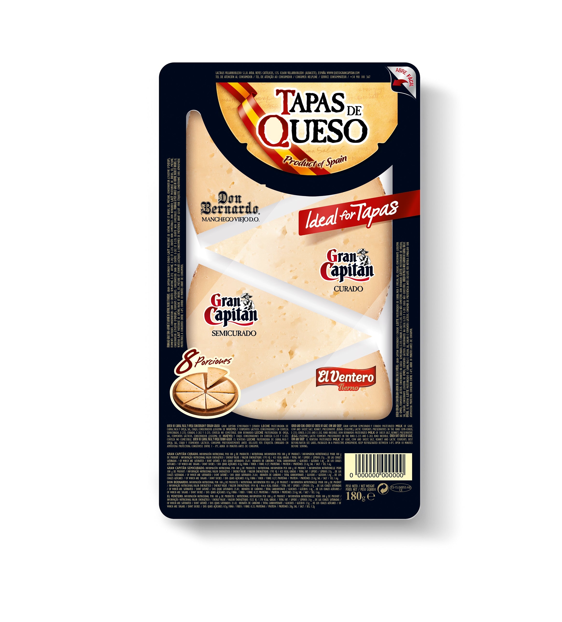 Forlasa Tapas de Queso 180g