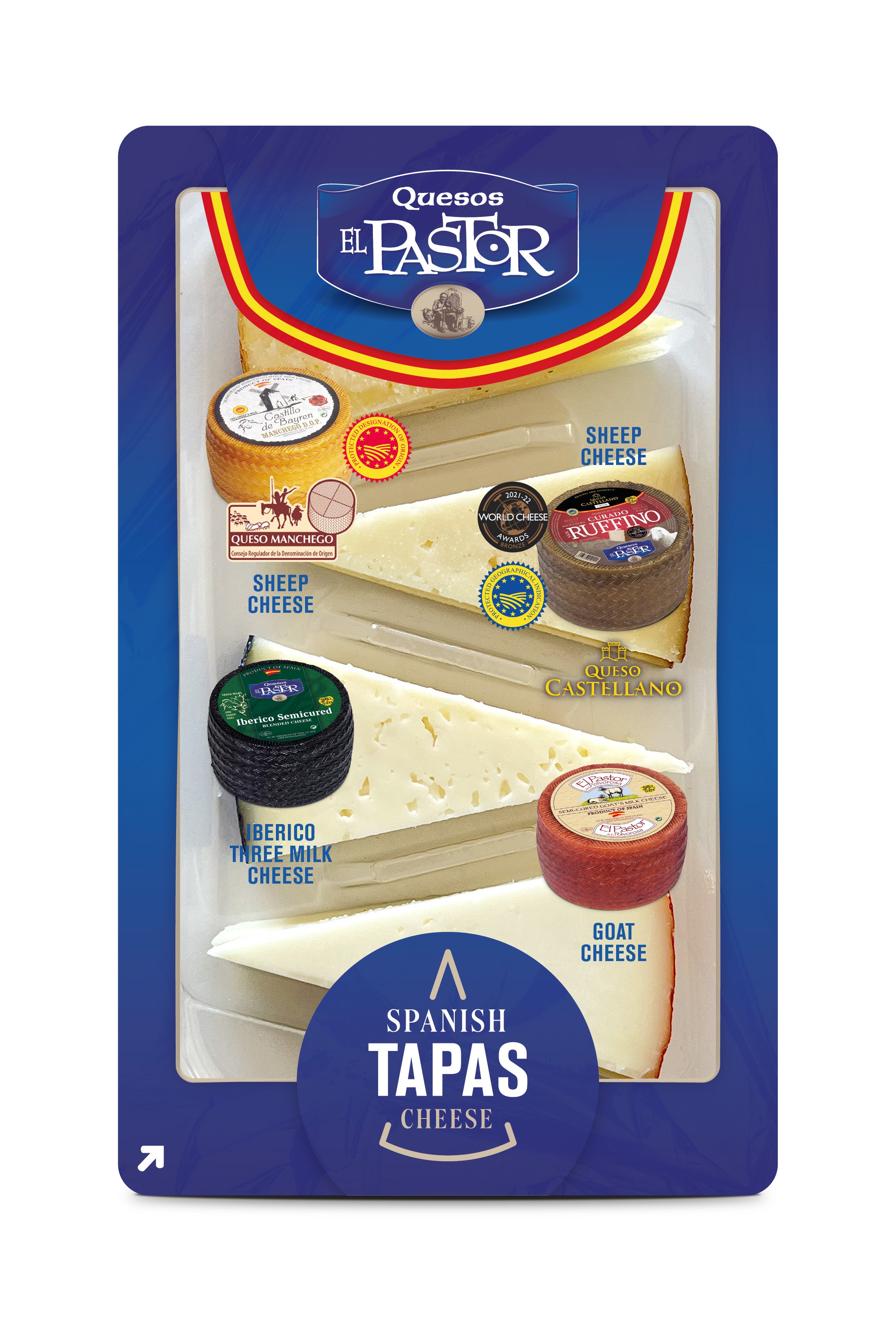 Espanjalainen tapas juustolajitelma180g, El Pastor