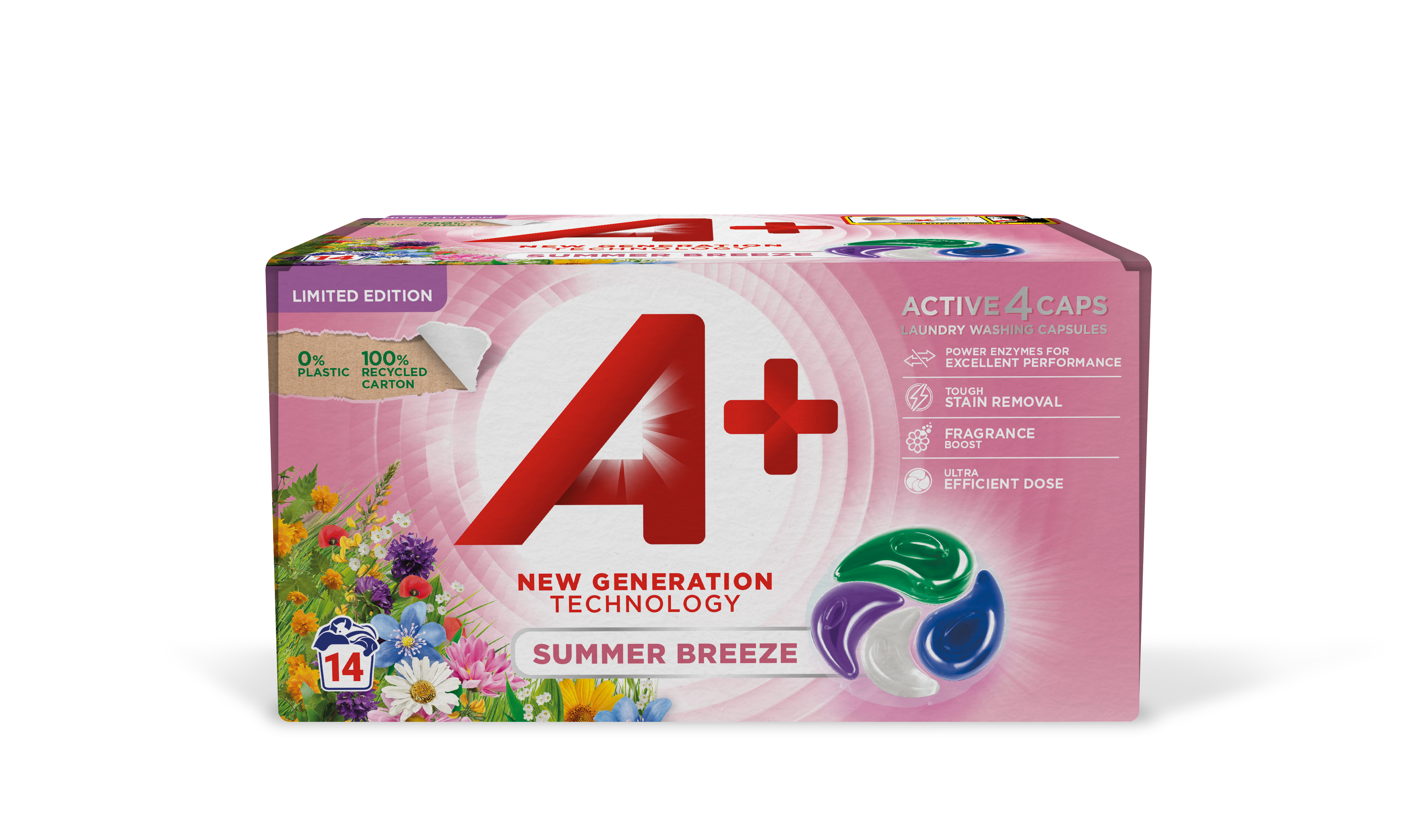A+ Pyykinpesukapselit 14kpl Summer Breez
