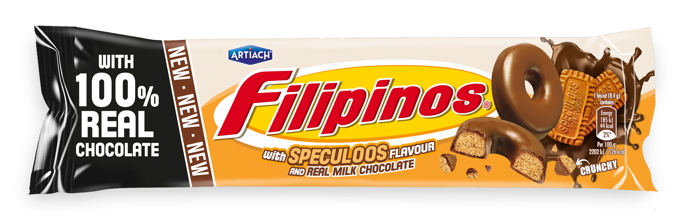 Filipinos 118g Maitosuklaakuorrutteinen maustekeksi