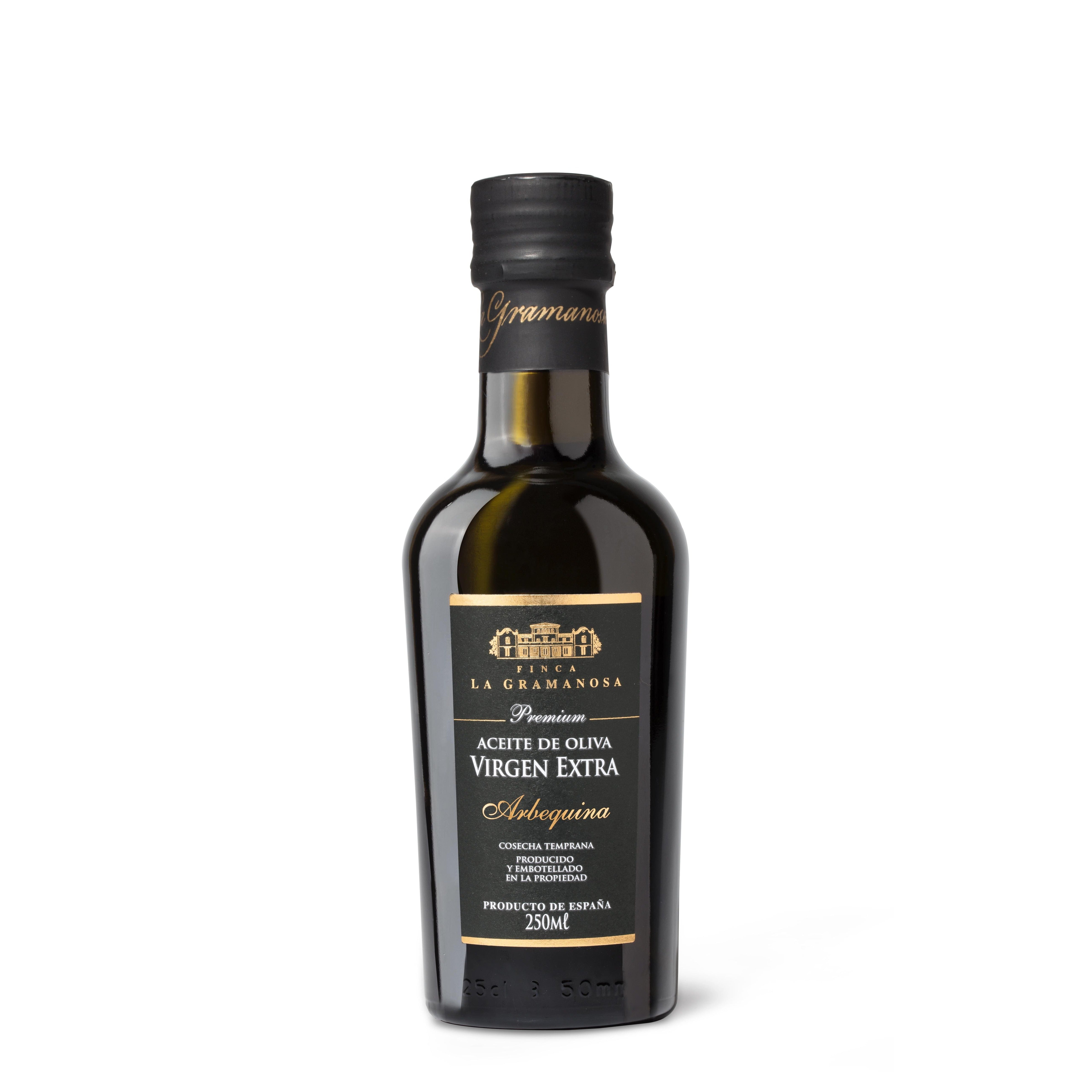 Finca La Gramanosa Arbequina 250 ml kylmäpuristettu ekstra-neitsytoliiviöljy