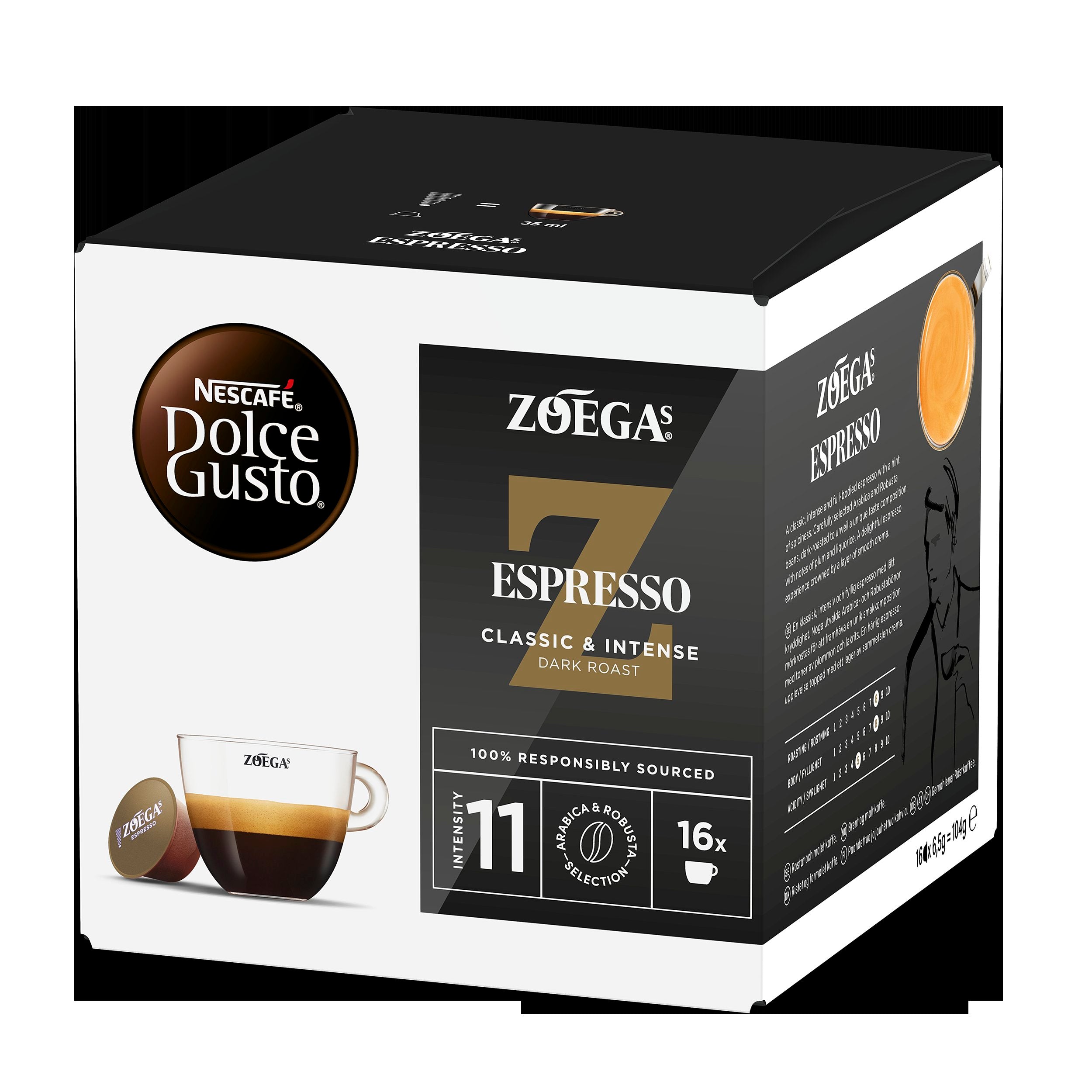 Nescafé Dolce Gusto Zoegas Espresso 16 kaps/104g