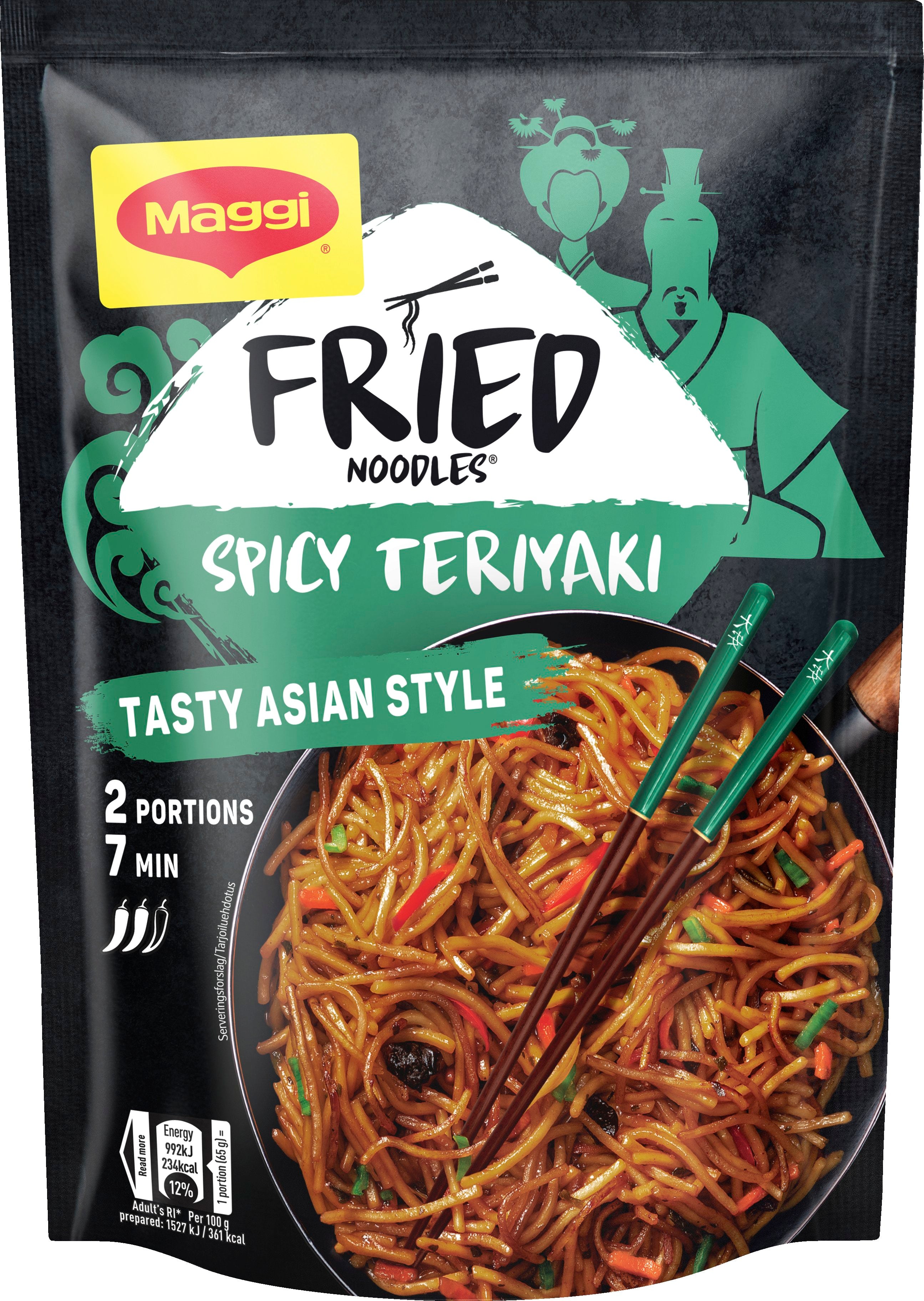 Maggi Fried Noodles 130g Spicy Teriyaki