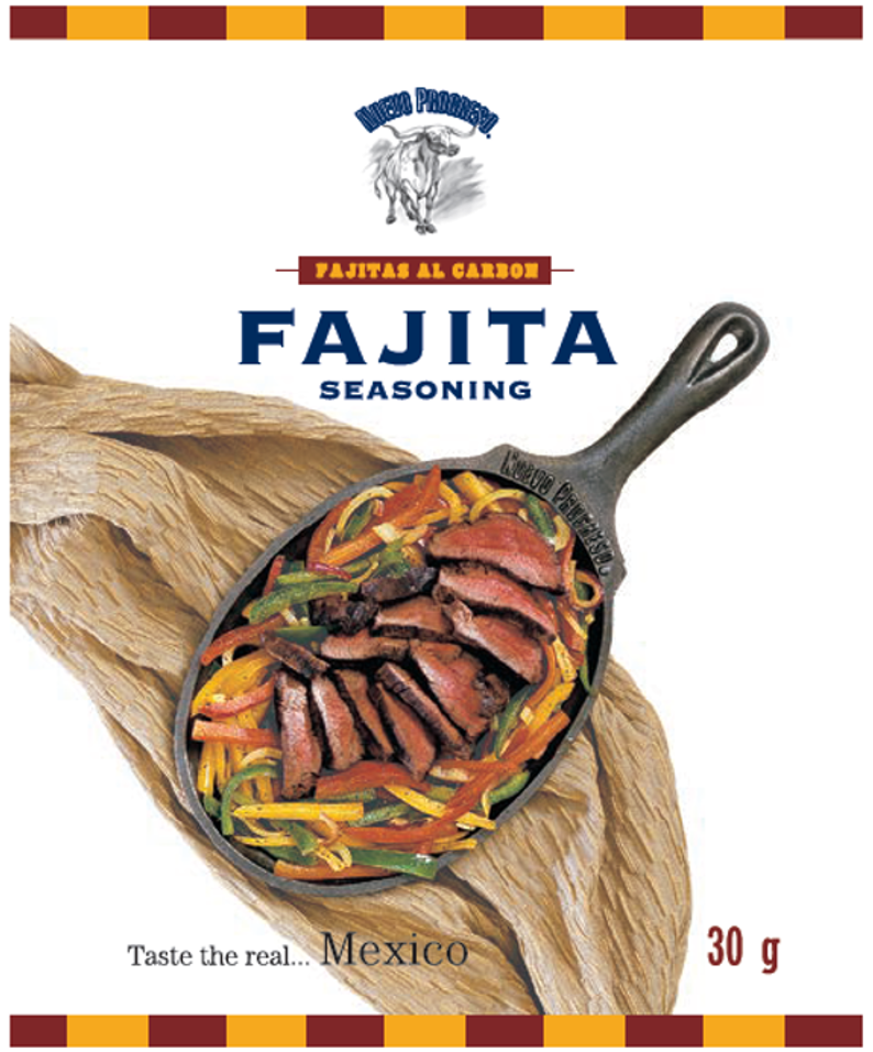 Nuevo Progreso Fajita Seasoning mausteseos 30g pussi