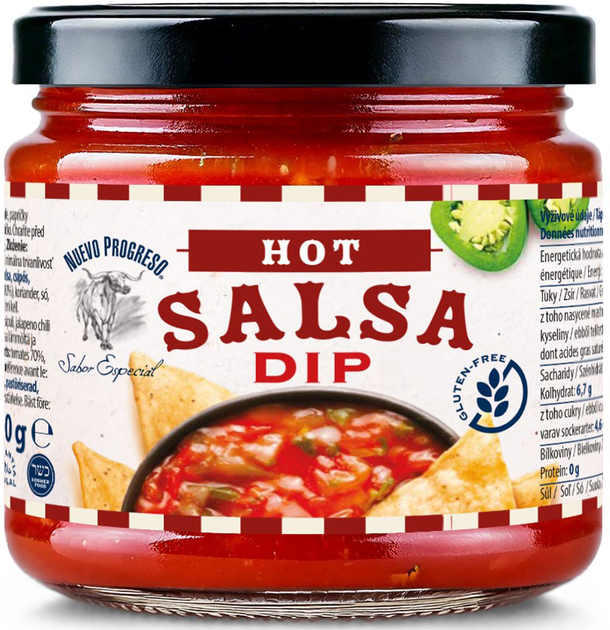 Nuevo Progreso Sabor Especial Hot Salsa Dip tulinen salsakastike 300g