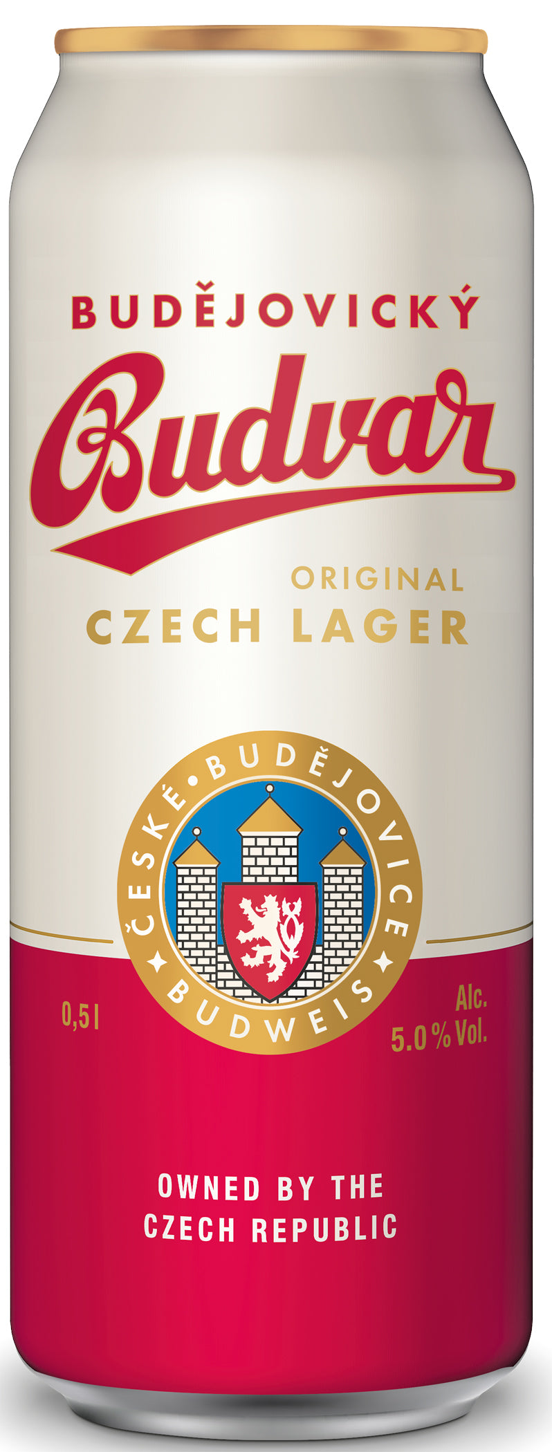 Budejovicky Budvar Original Czech lager 5% 0,5l oluttölkki