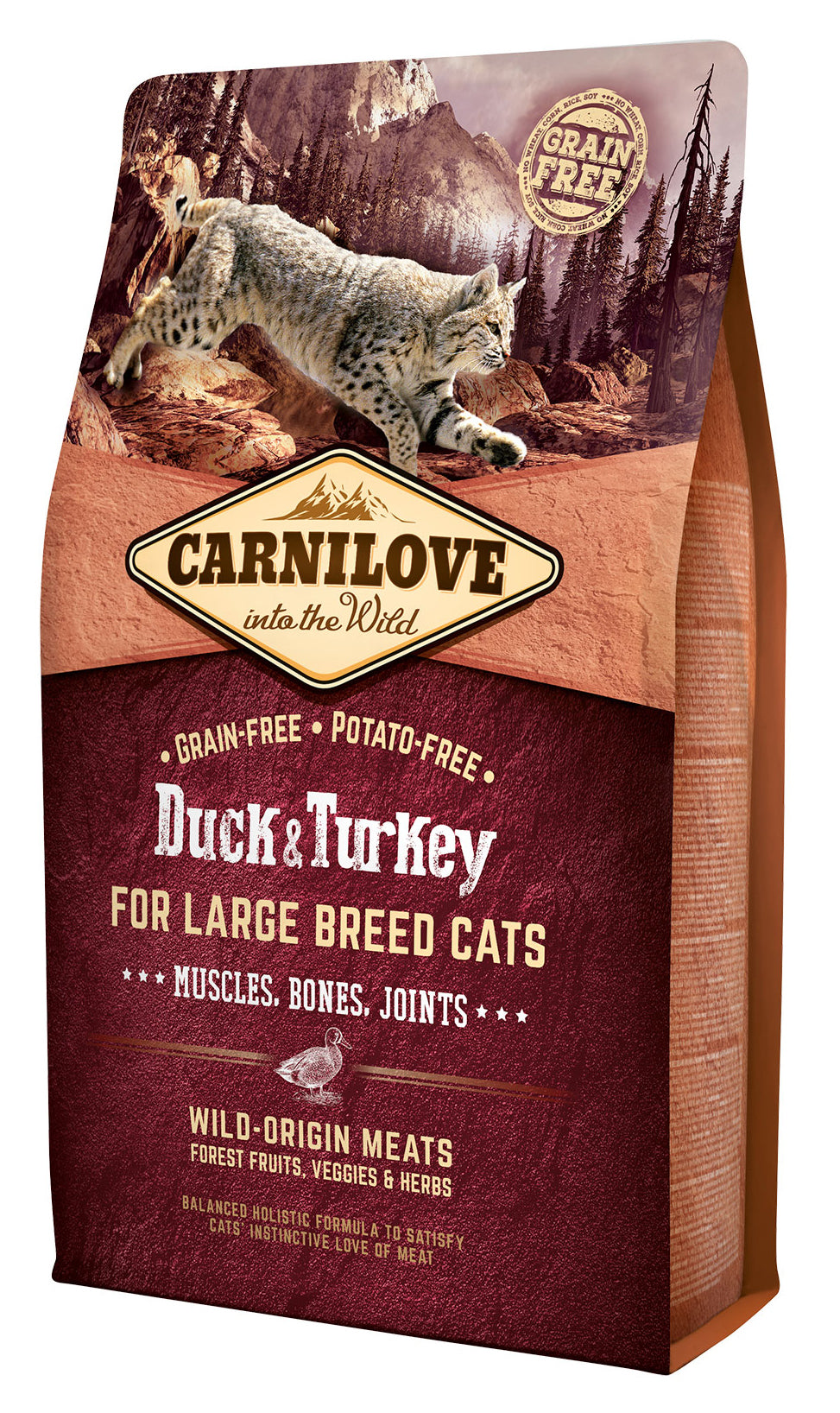 Carnilove Ankka-fasaani aikuisille kissoille karvapallojen ehkäisyyn 2 kg