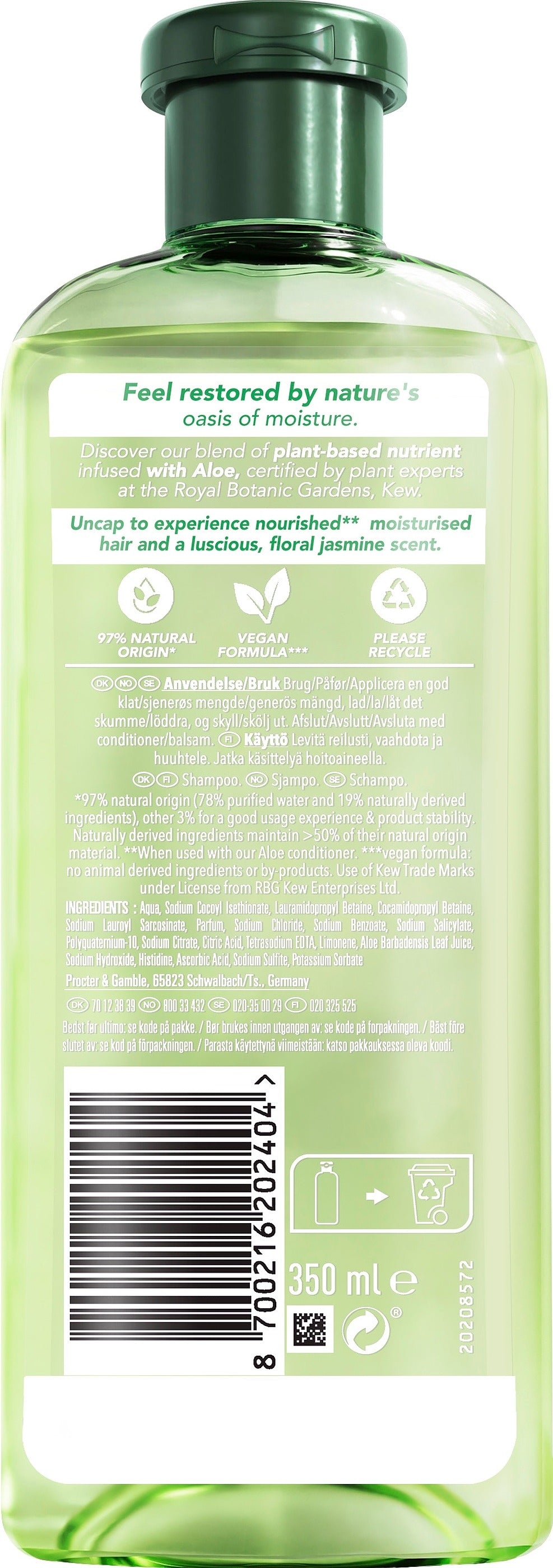 Herbal Essences shampoo 350ml Aloe Moist