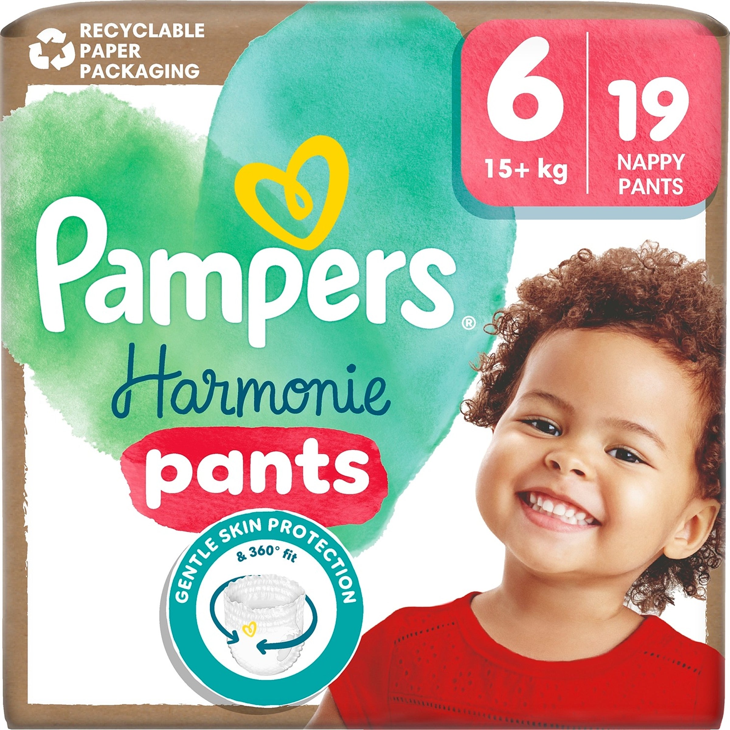 Pampers Harmonie nappy pants S6 15+kg 19 kpl vaippa
