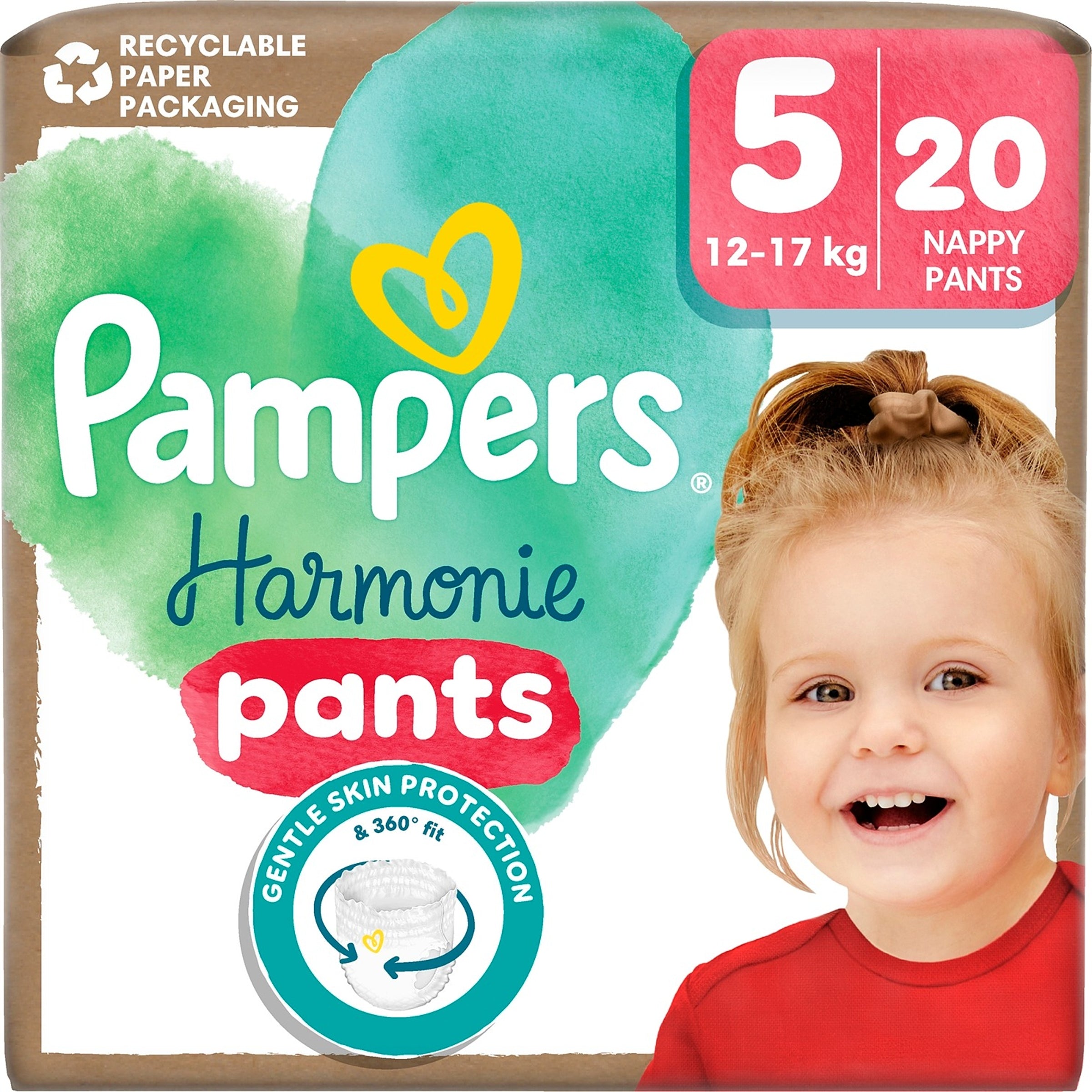 Pampers Harmonie nappy pants S5 12-17 kg 20 kpl vaippa