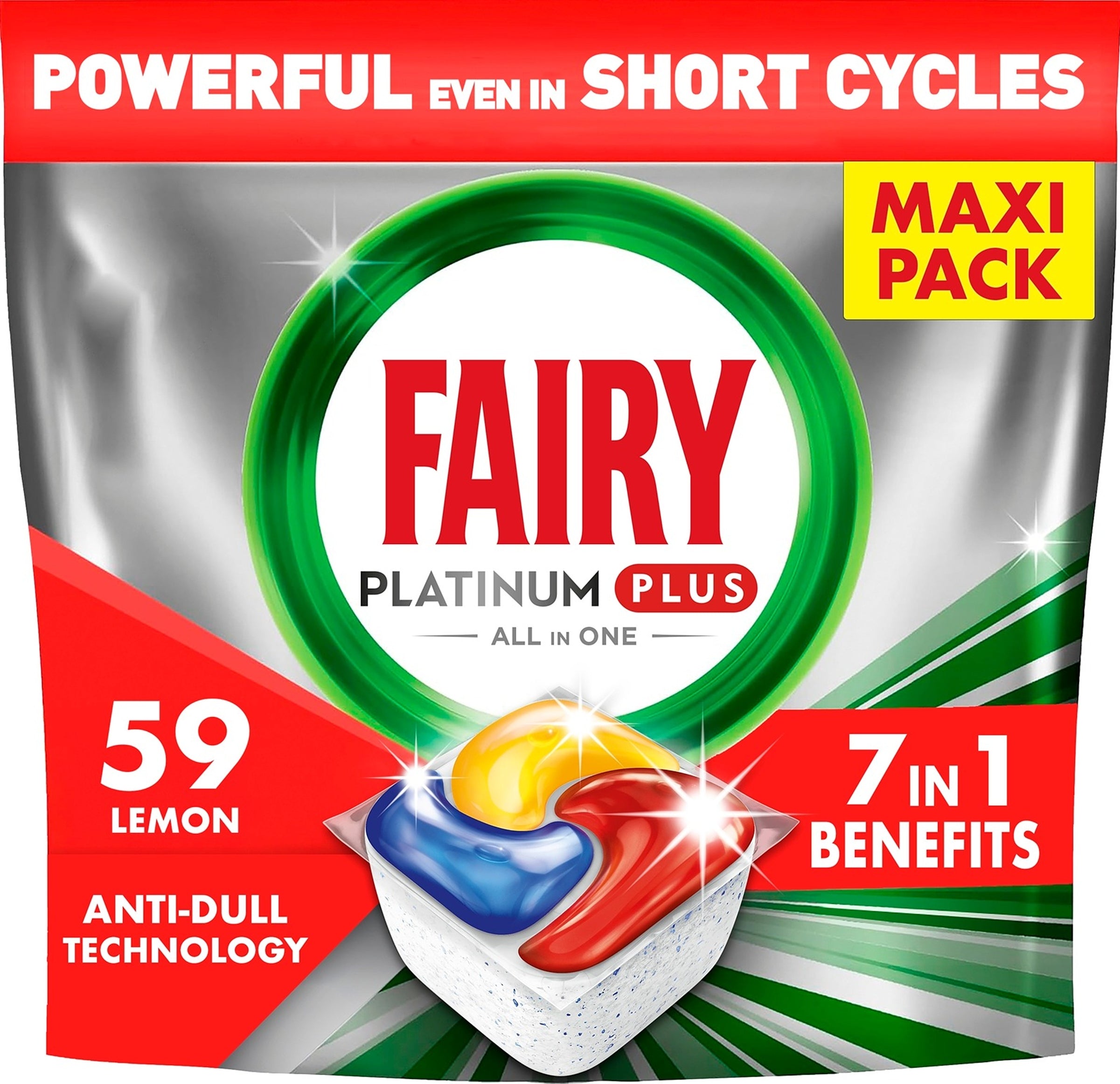 Fairy Platinum Plus All_in1 Citron 59 comprimés