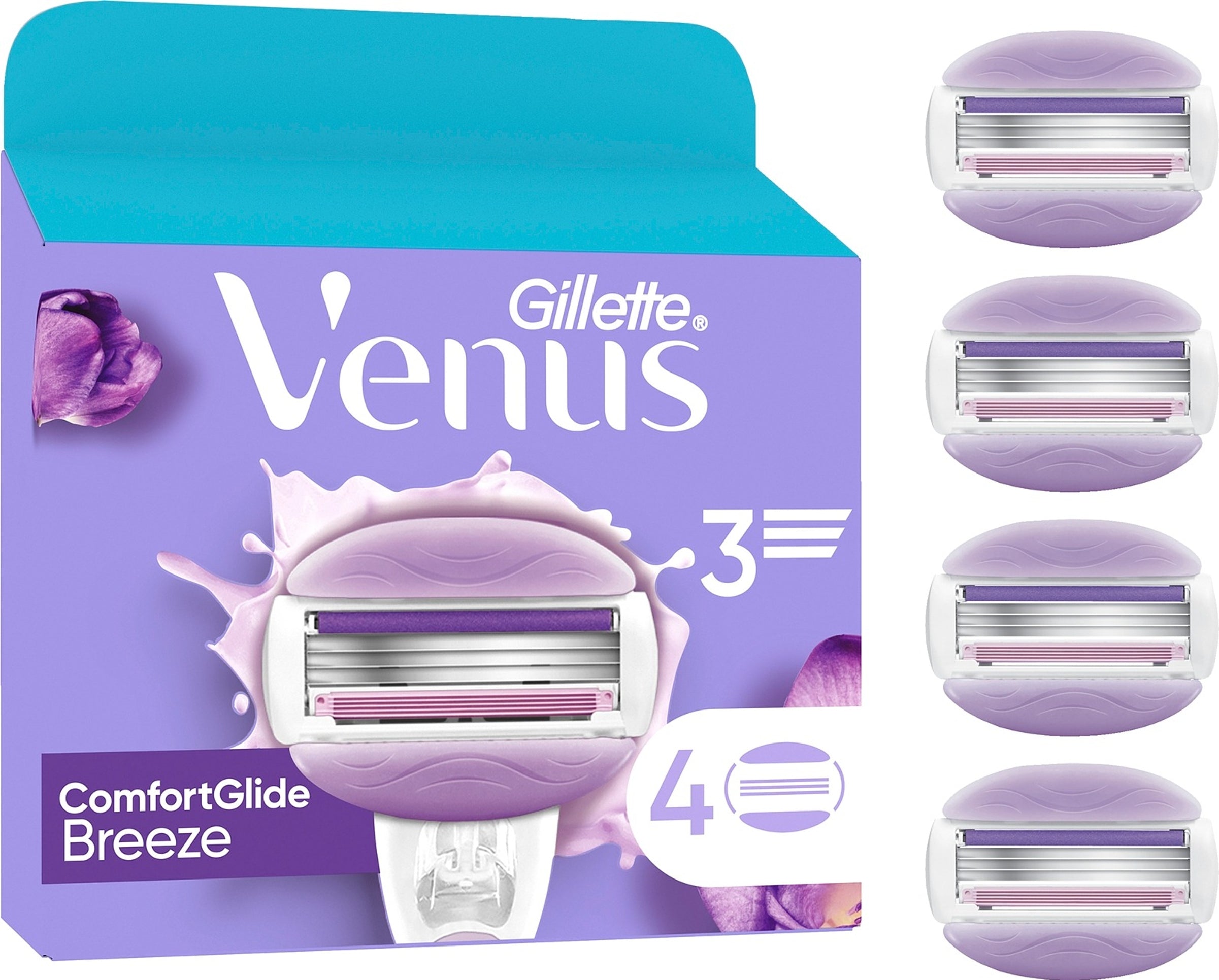 Gillette Venus Comfortglide Breez terä 4