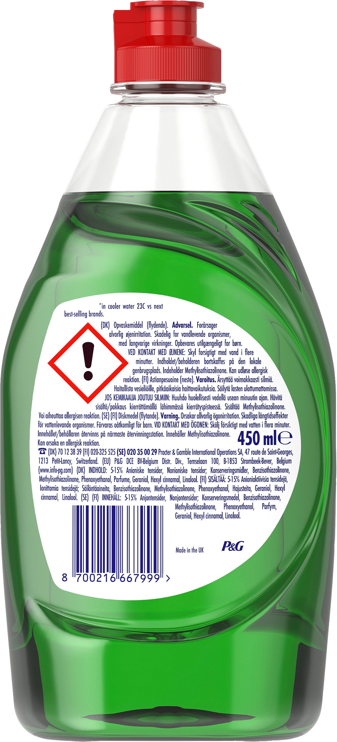 Fairy 450ml Original astianpesuaine