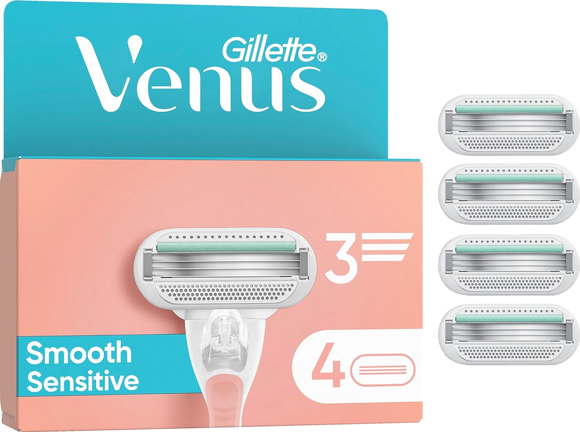 Gillette Venus Smooth Sensitiv 4kpl terä
