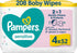 Pampers 4x52kpl Sensitive Baby Wipes puhdistuspyyhe