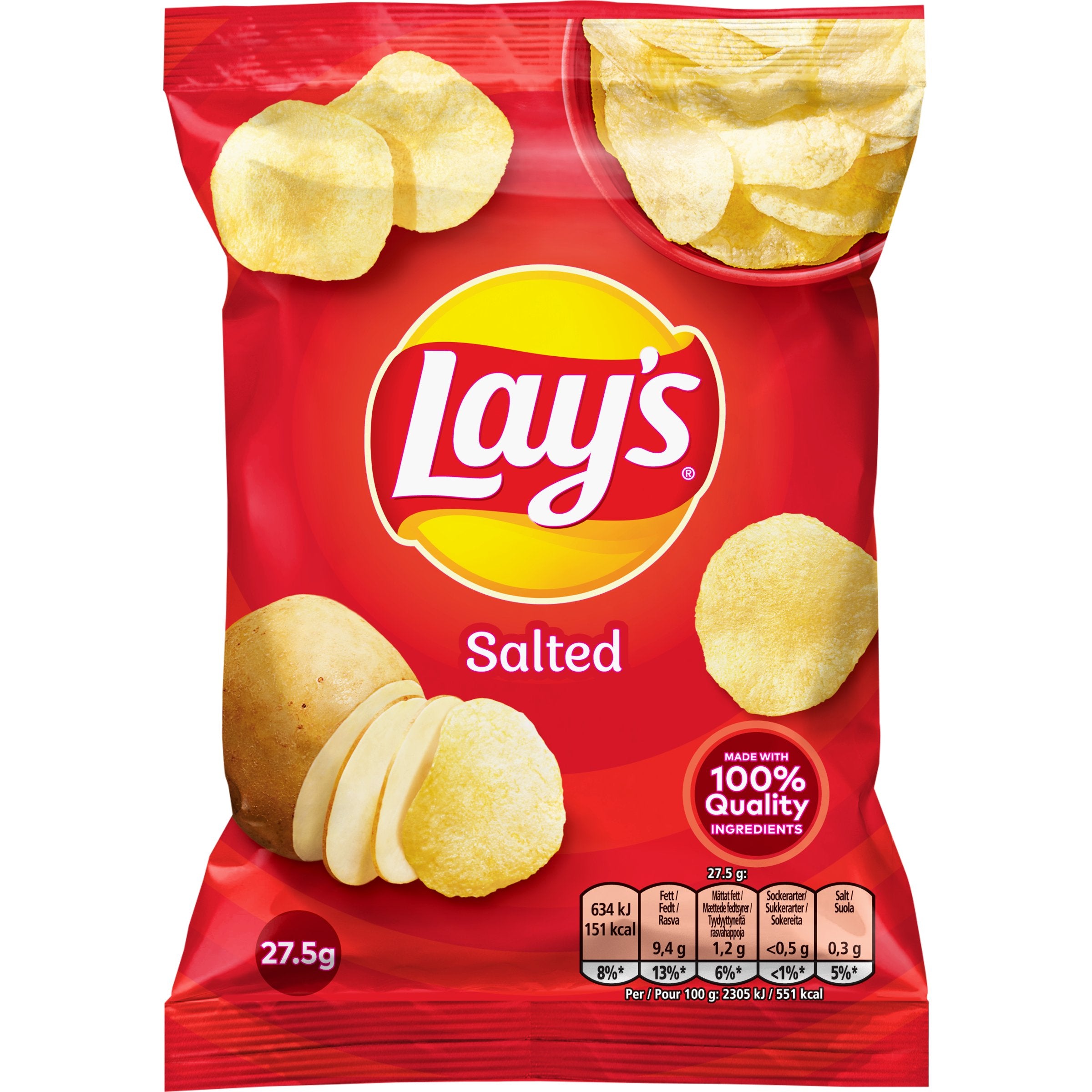 Lay's suolattu perunalastu 27,5g