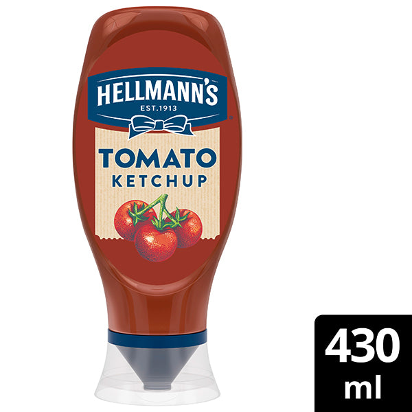 Hellmann's Tomaattiketsuppi Ketsuppi Kestävillä viljelymenetelmillä kasvatettu 473 g