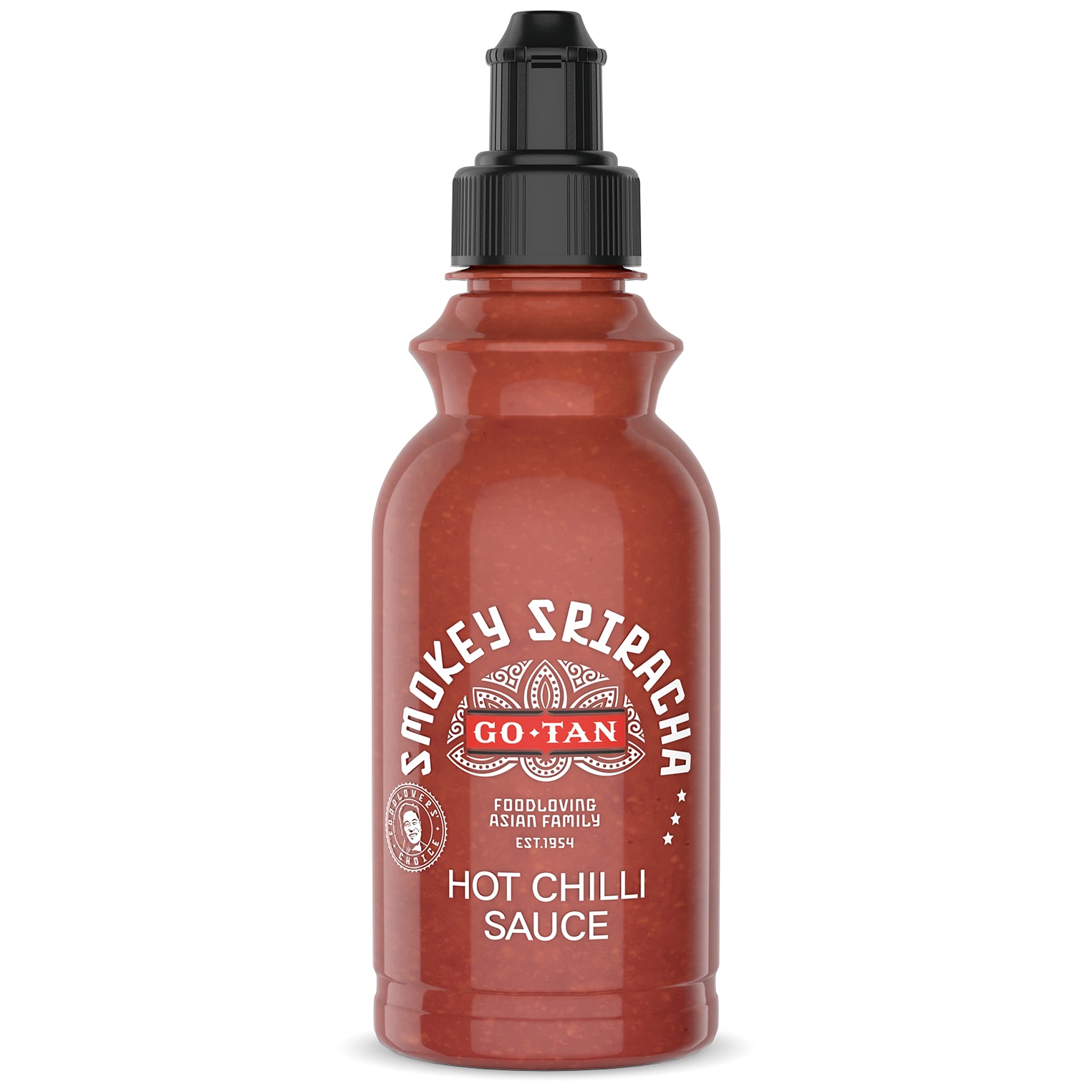 Go-Tan Smokey Sriracha Hot Chilli Sauce kastike 215ml