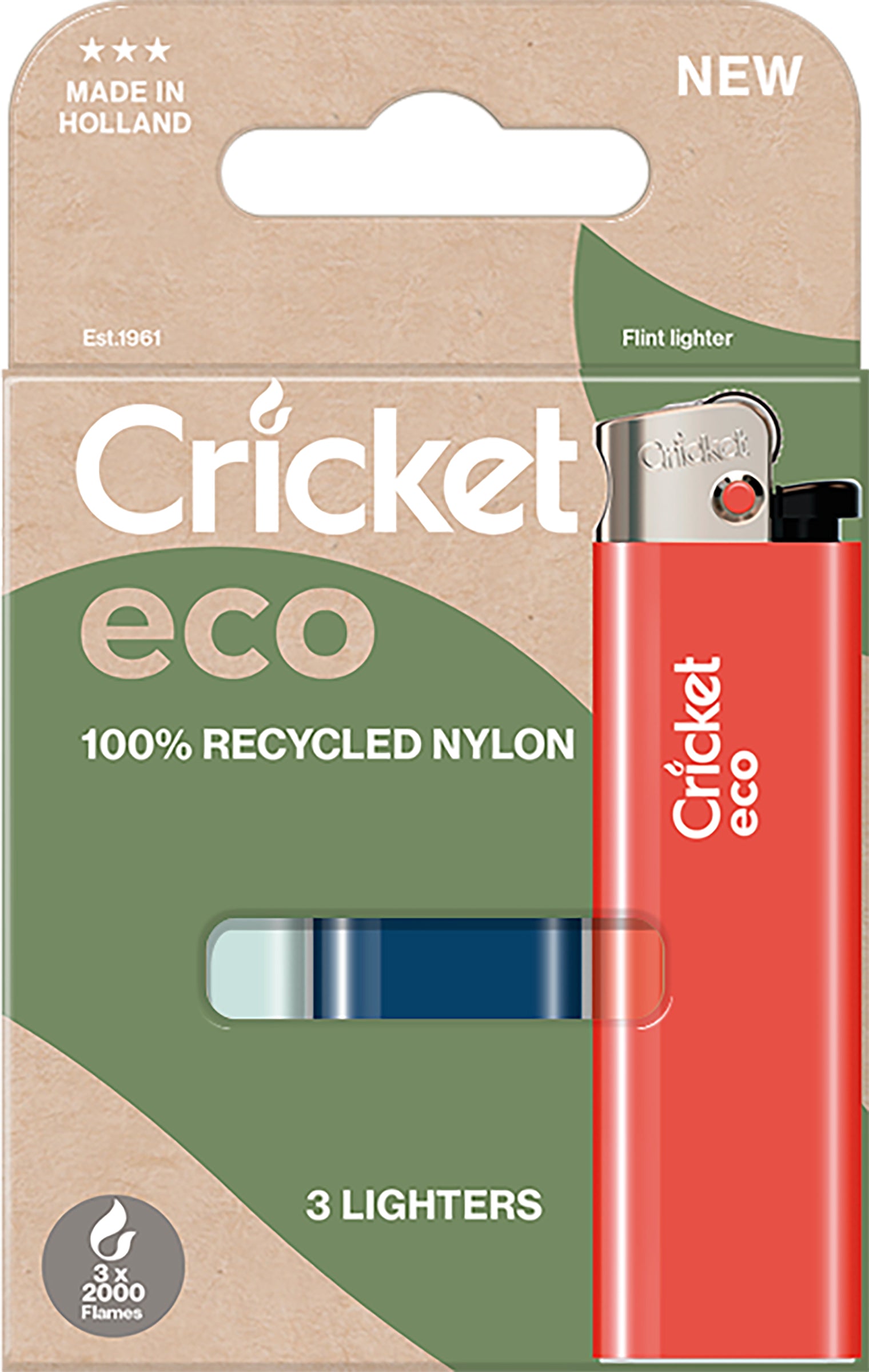 Cricket Eco Original taskusytytin 3-pack