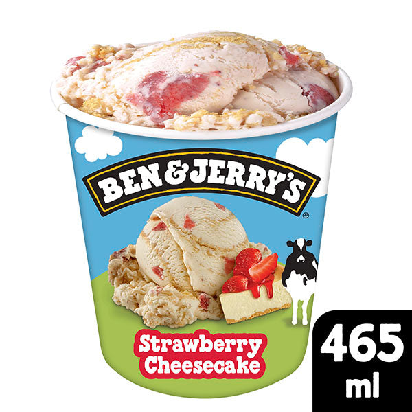 Ben & Jerry's Strawberry Cheesecake Jäätelö 465ml/416g