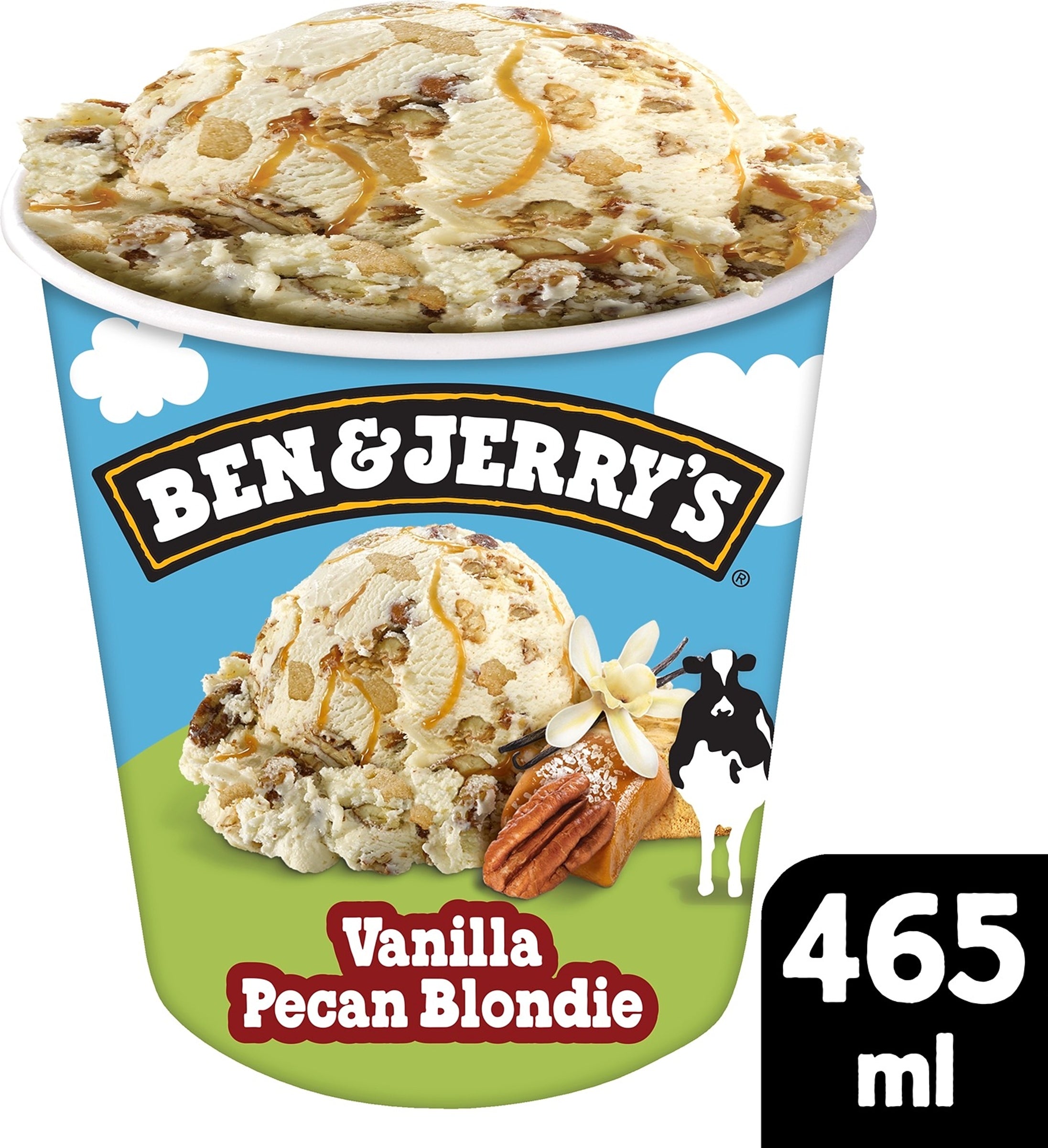 Ben & Jerry's Vanilla Pecan Blondie Jäätelö 465ml/414g
